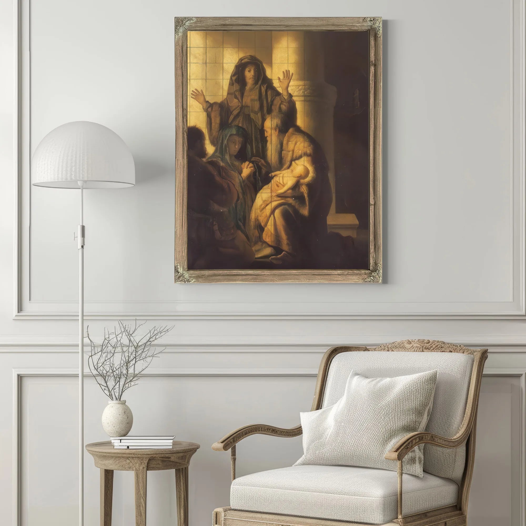 The Presentation Of Jesus In The Temple By Rembrandt Fine Art Print