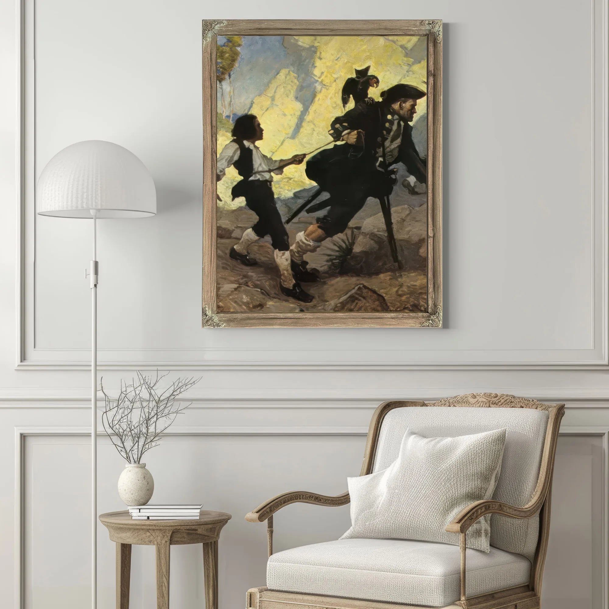 The Hostage By NC Wyeth Fine Art Print