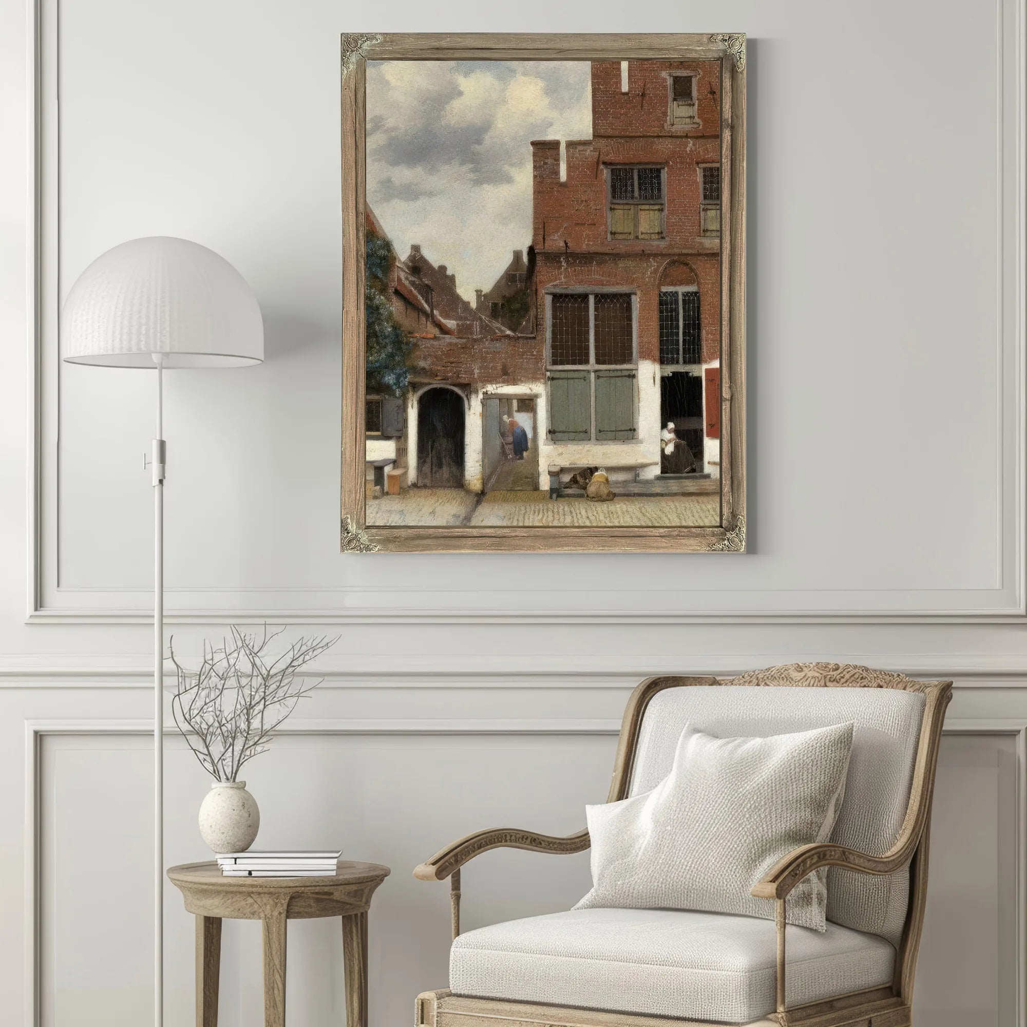The Little Street 1661 By Johannes Vermeer Fine Art Print
