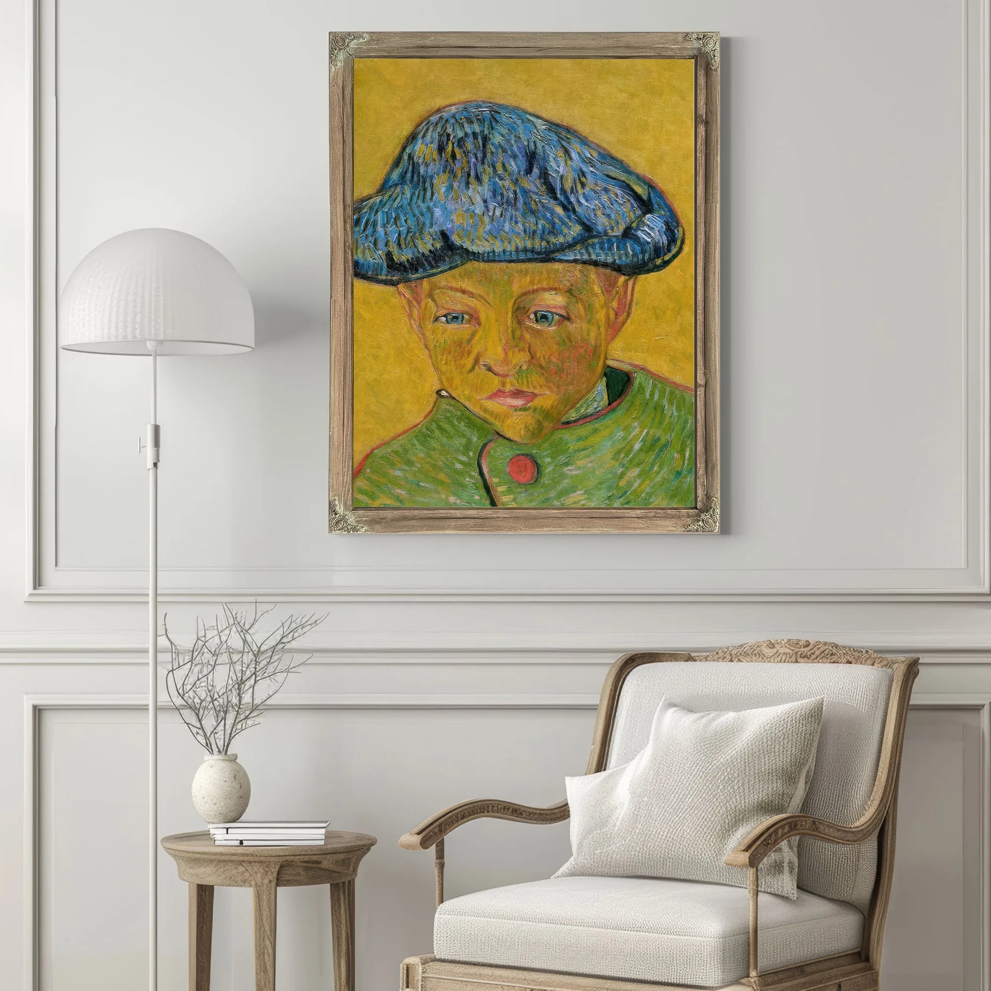 Portrait Of Camille Roulin By Vincent Van Gogh Fine Art Print