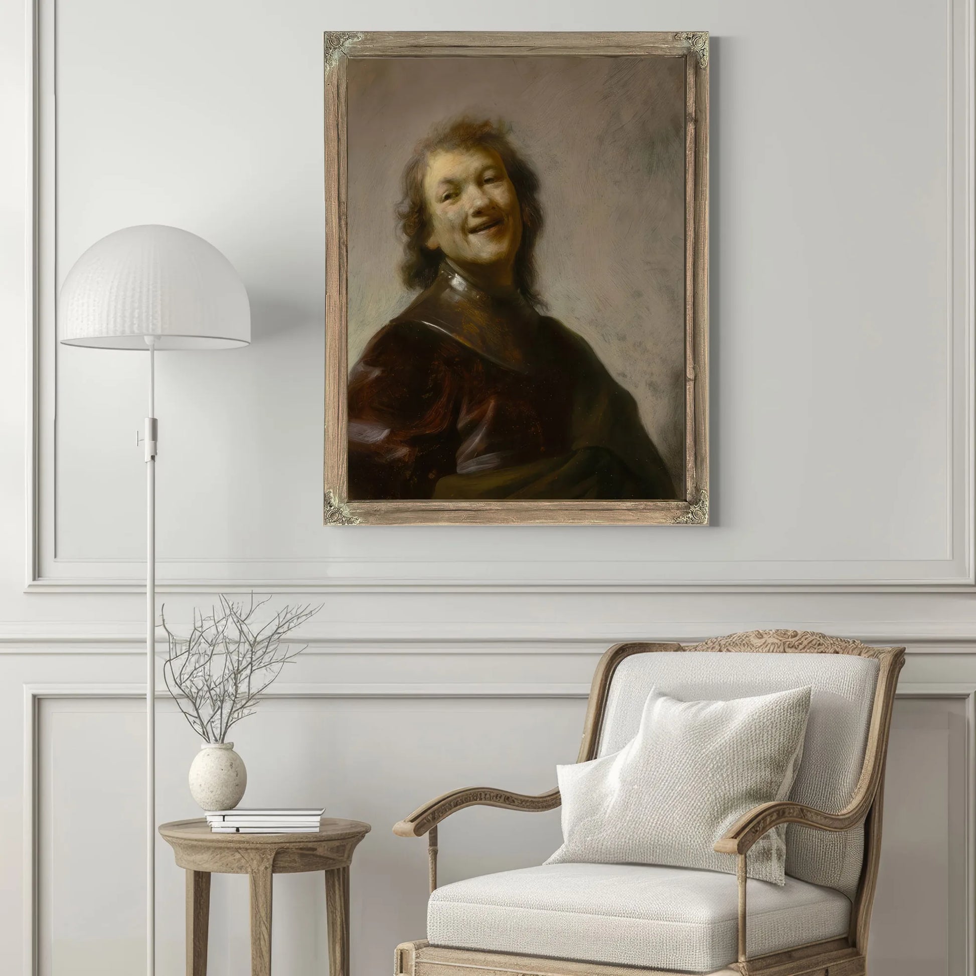 Rembrandt Laughing By Rembrandt Fine Art Print