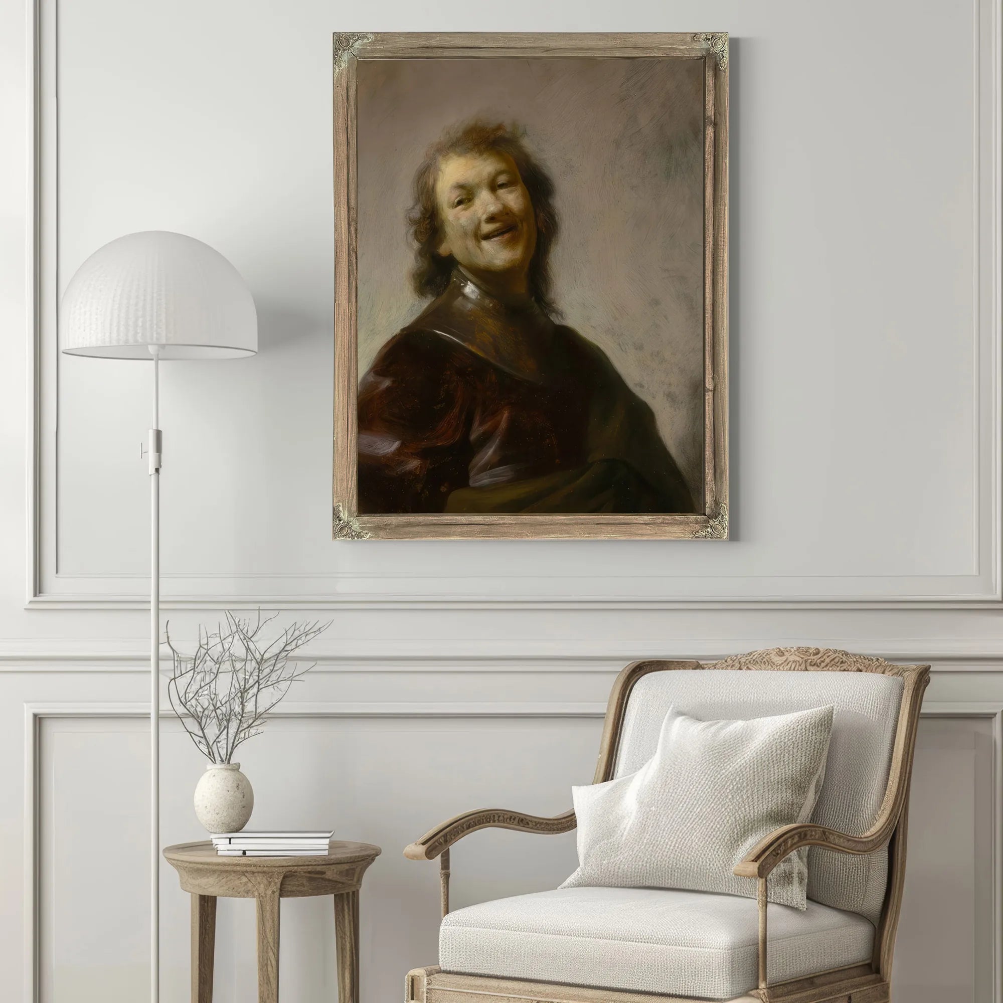Rembrandt Laughing By Rembrandt Fine Art Print