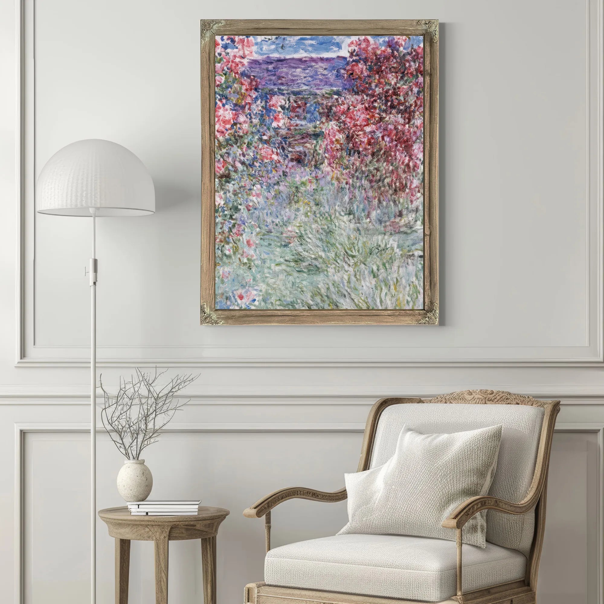 The House In The Roses By Claude Monet Fine Art Print