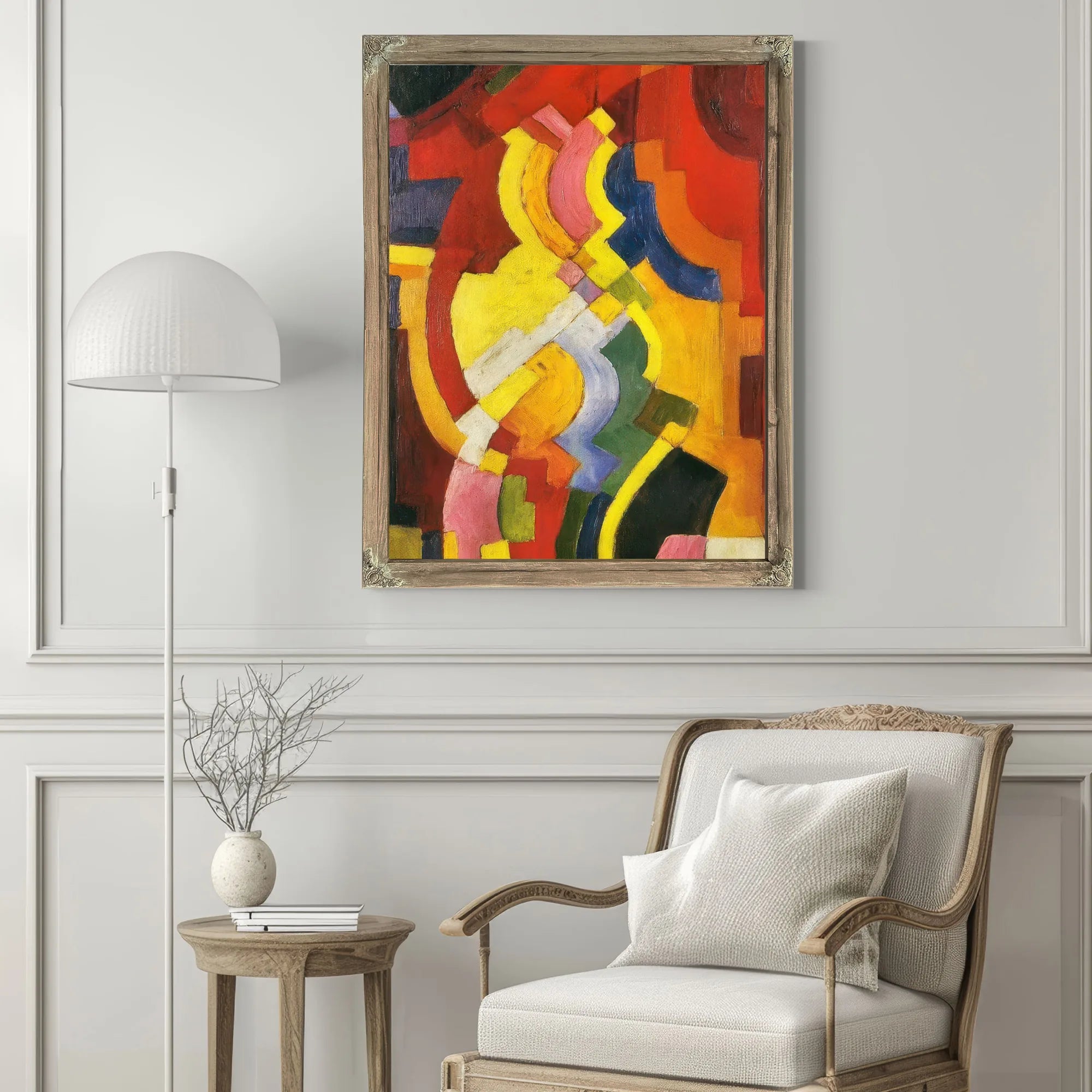 Coloured Forms Iii By August Macke Fine Art Print