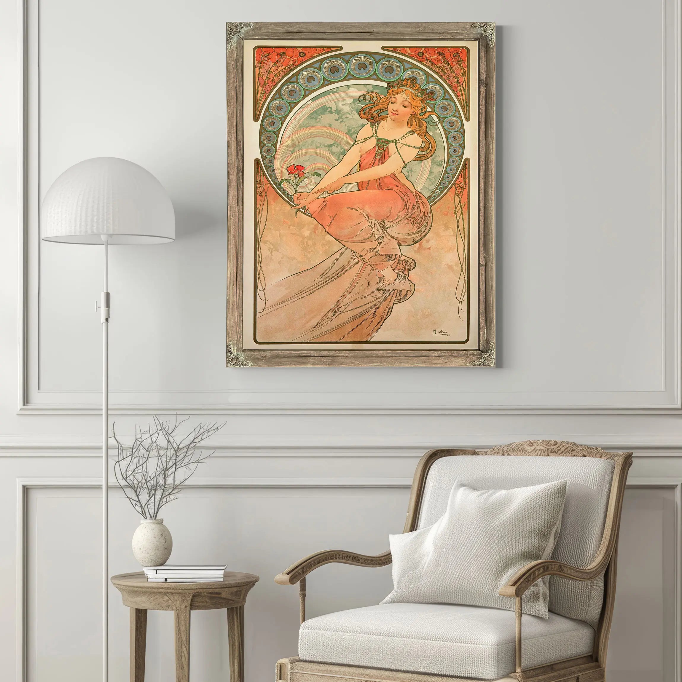 The Arts  Painting by Alphonse Mucha