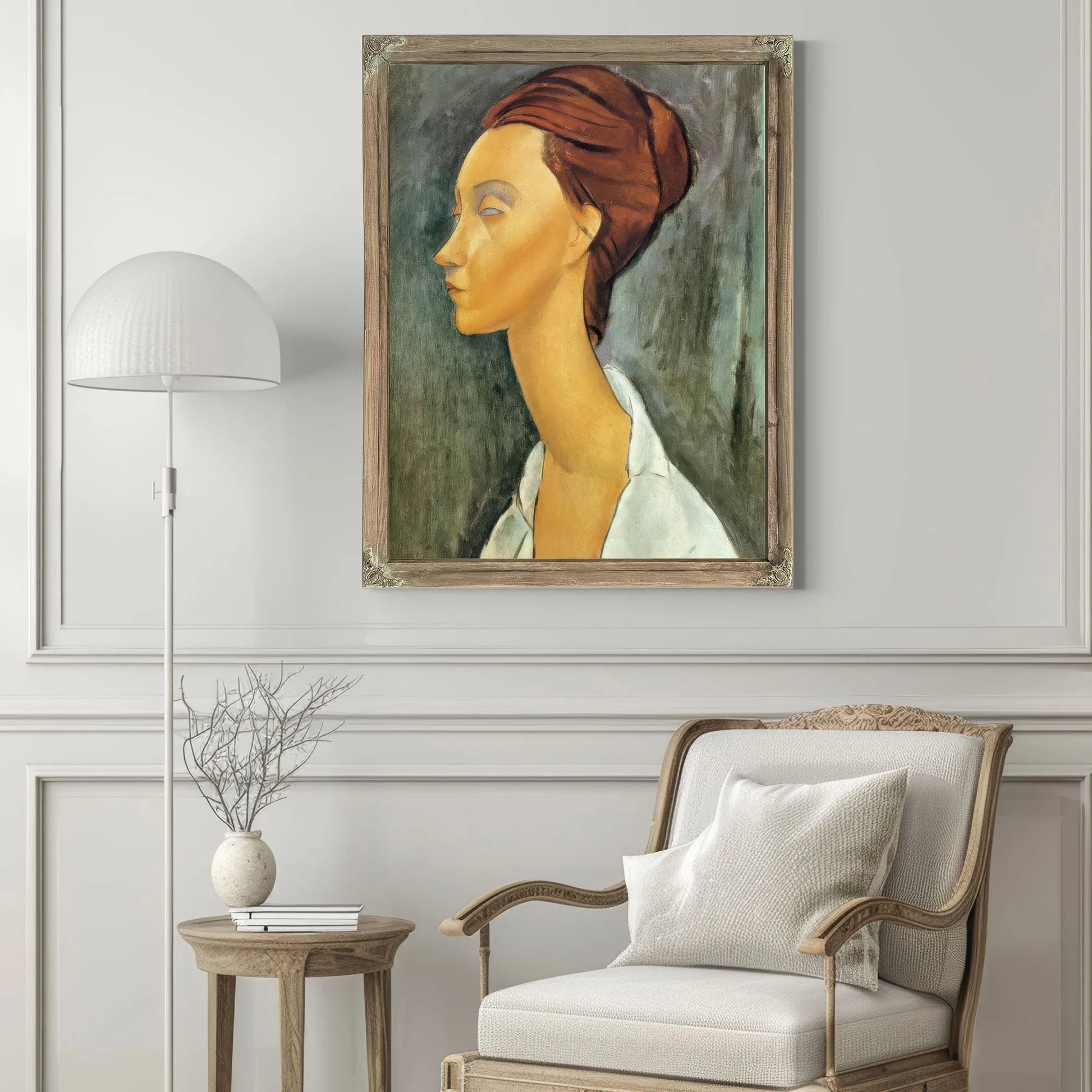 Portrait Of Lunia Czechovska 1919 By Amedeo Modigliani Fine Art Print
