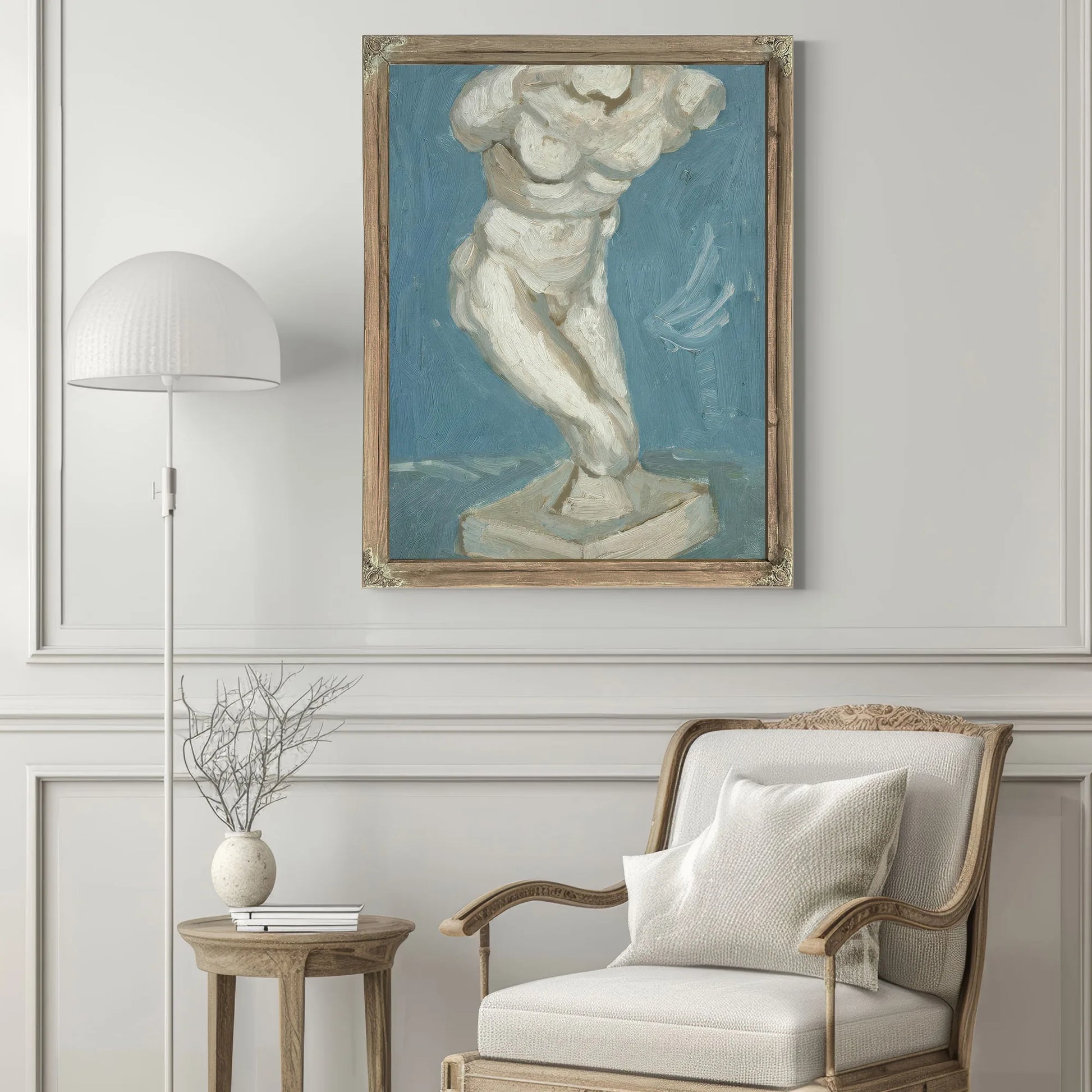 Male Torso By Vincent Van Gogh Fine Art Print