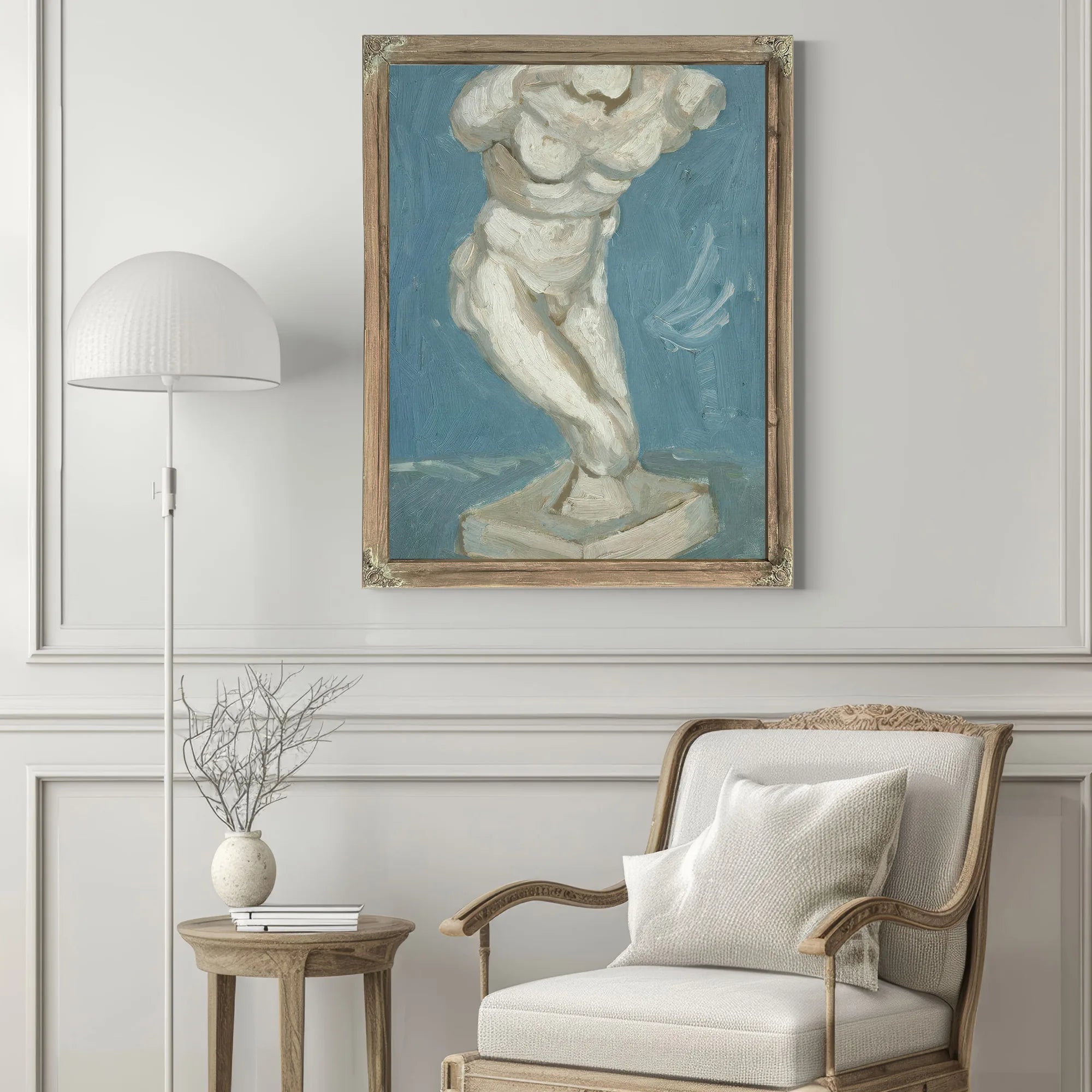 Male Torso By Vincent Van Gogh Fine Art Print