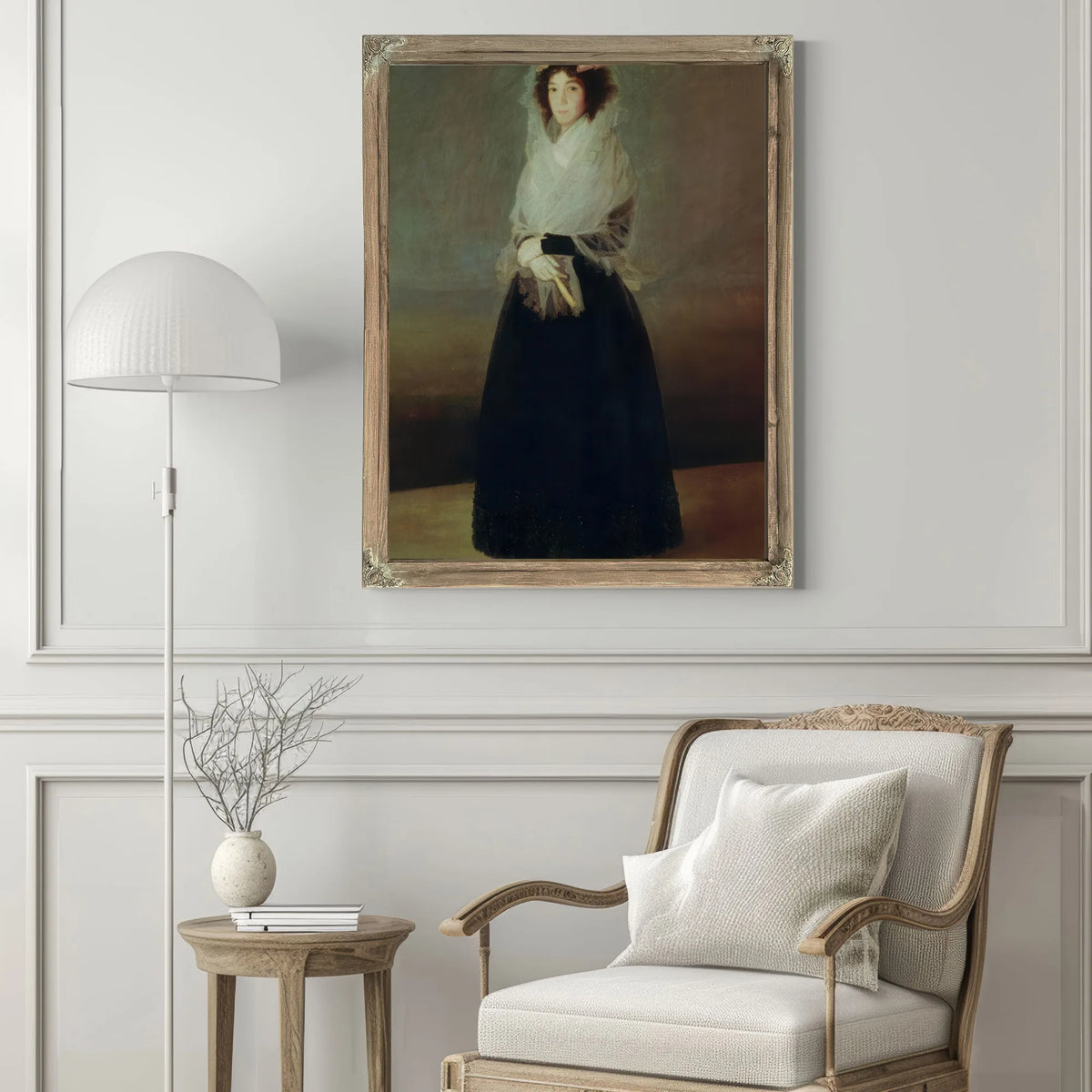 Portrait Of The Countess Of Carpio (1757 95) Marquesa De La Solana By Francisco De Goya Fine Art Print