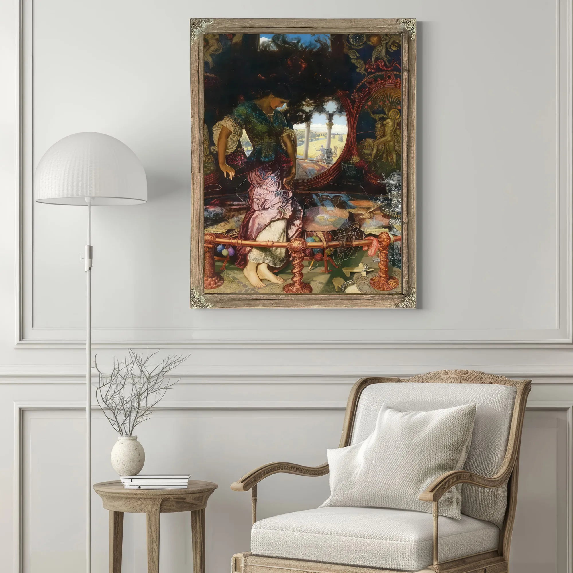 The Lady Of Shalott By William Holman Hunt Fine Art Print