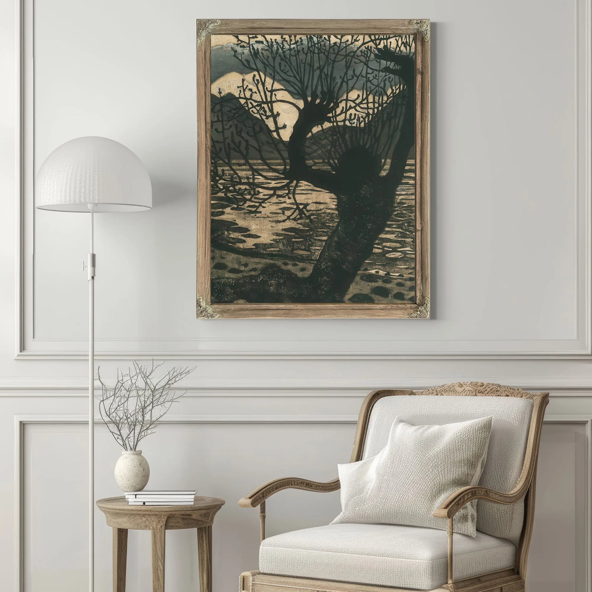 Spring Night And Willow 2 By Nicolai Astrup Fine Art Print