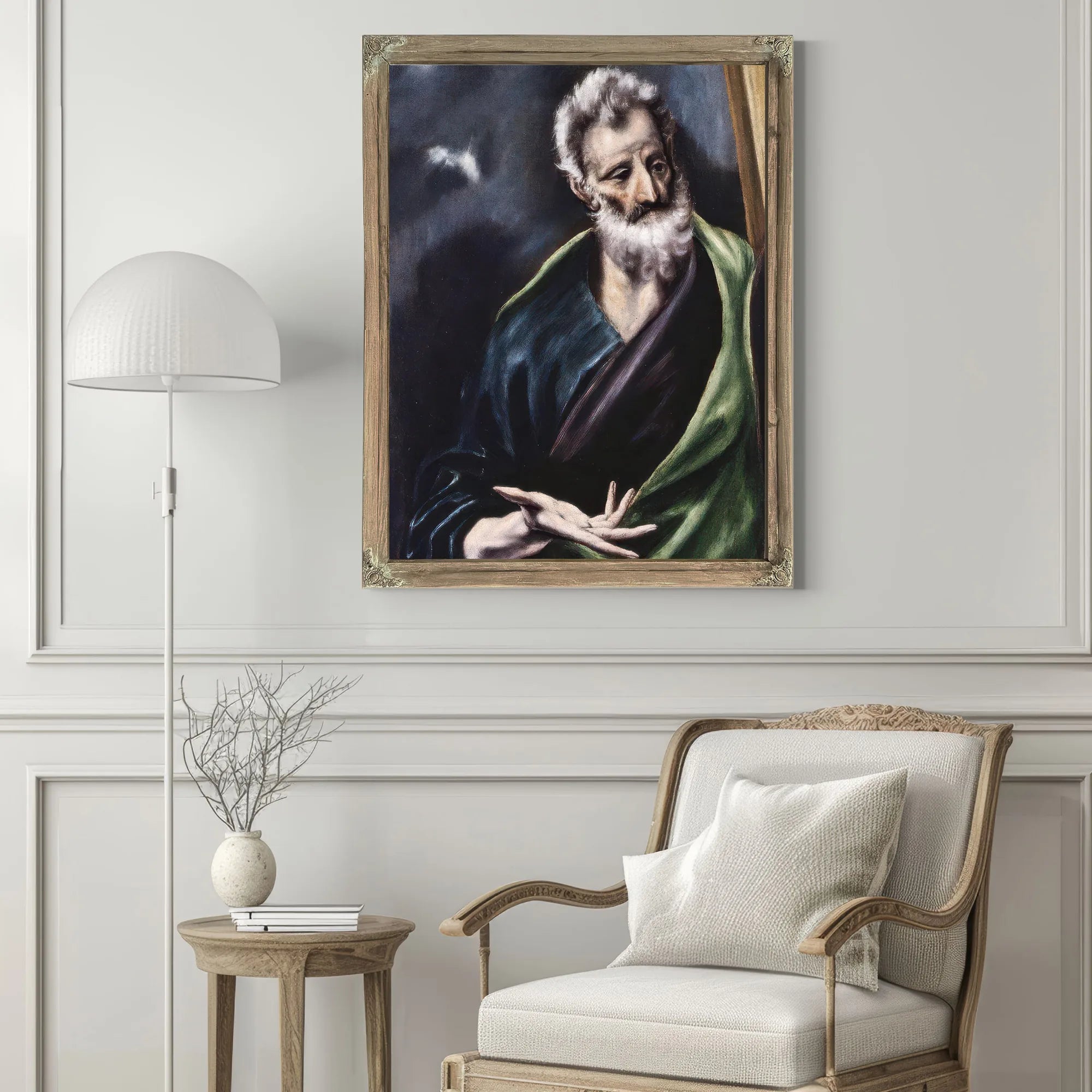 Detail Of Saint Andrew By El Greco Fine Art Print