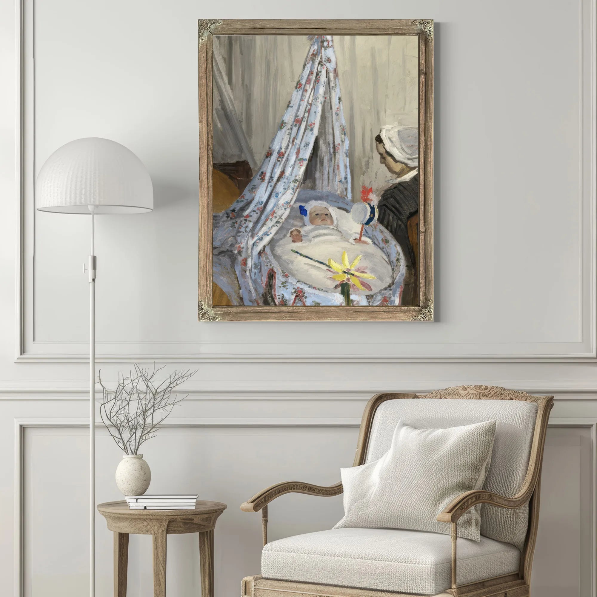 The Cradle Camille With The Artist's Son Jean By Claude Monet Fine Art Print