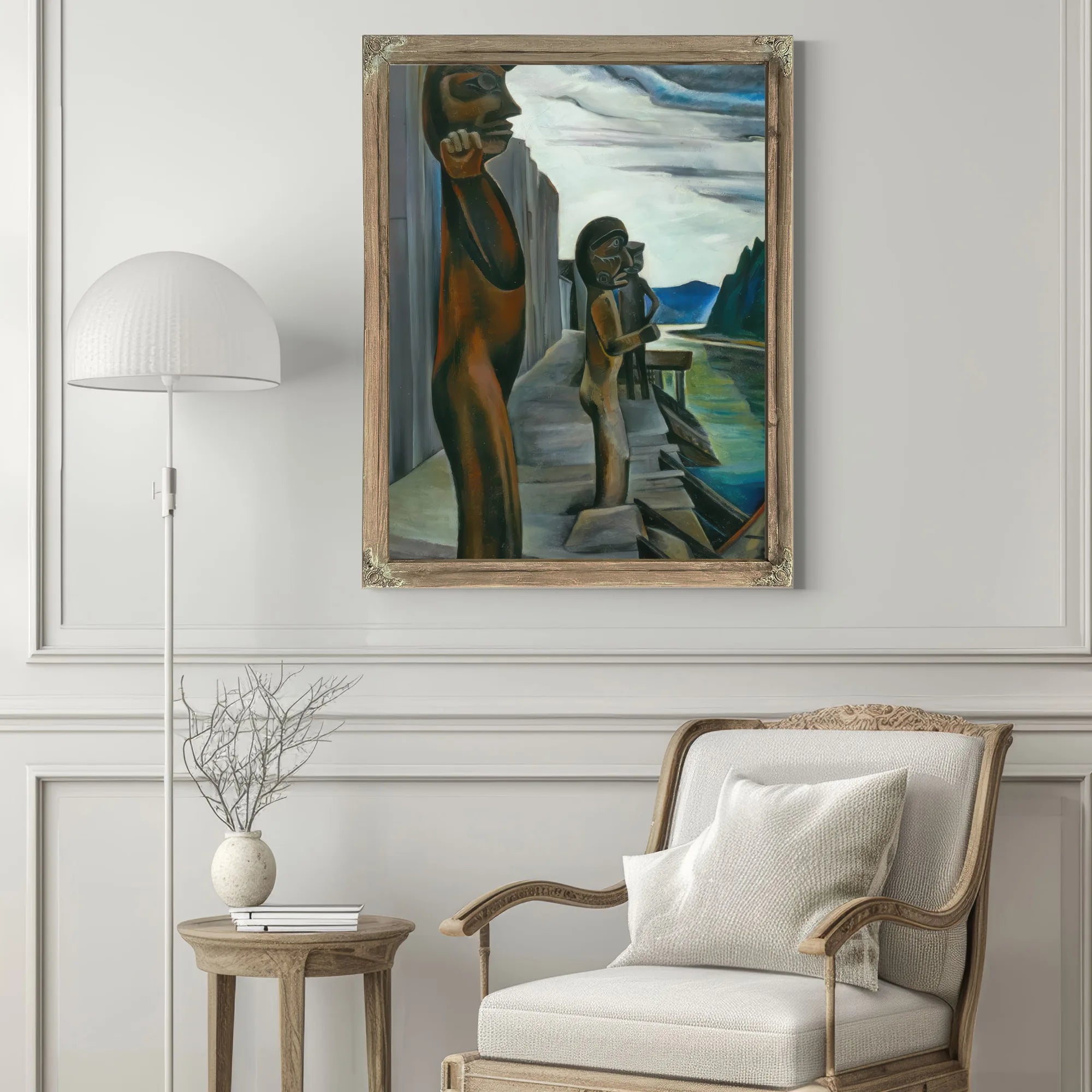 Bluden Harbour By Emily Carr Fine Art Print