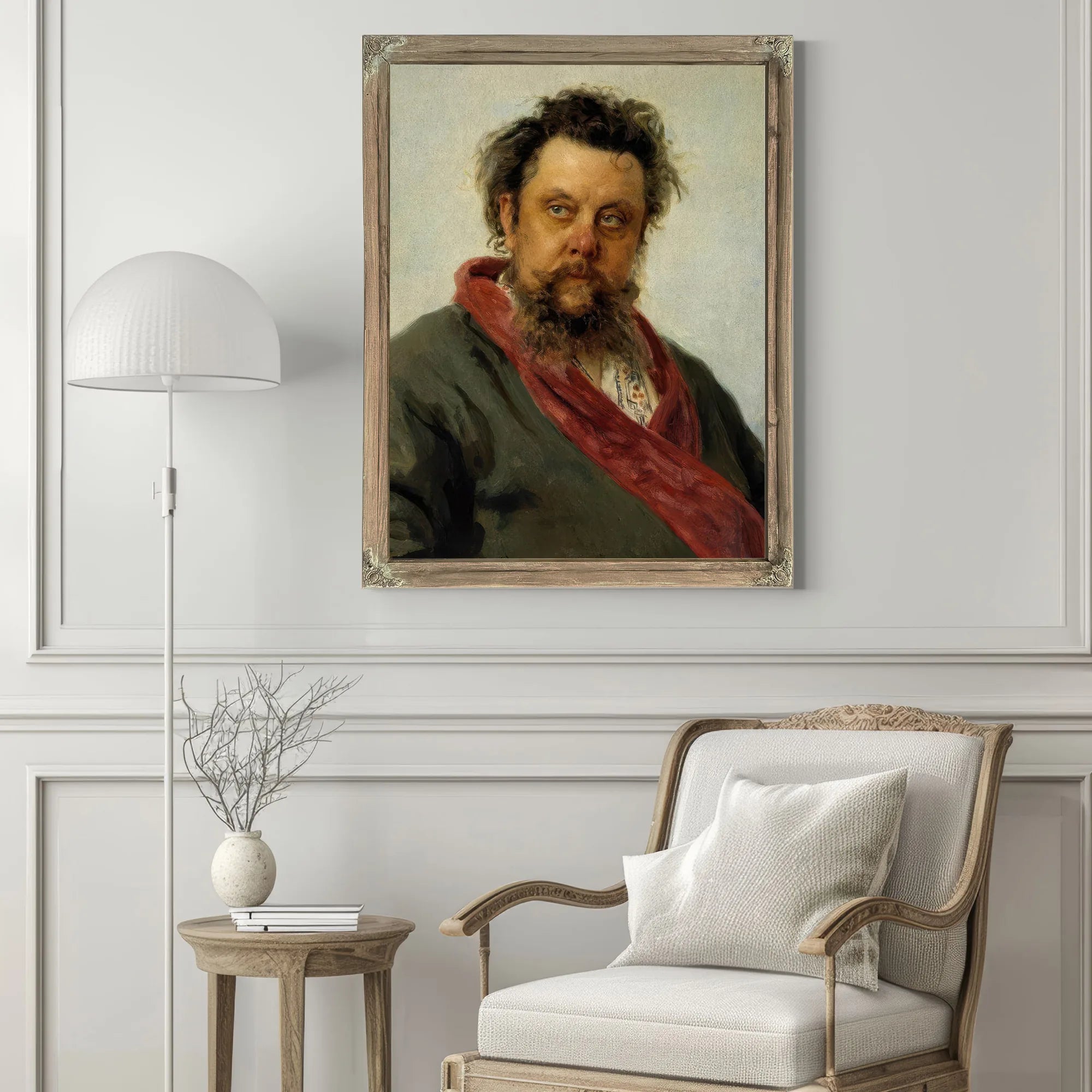 Portrait Of Modest Musorgsky 1881 By Ilya Repin Fine Art Print