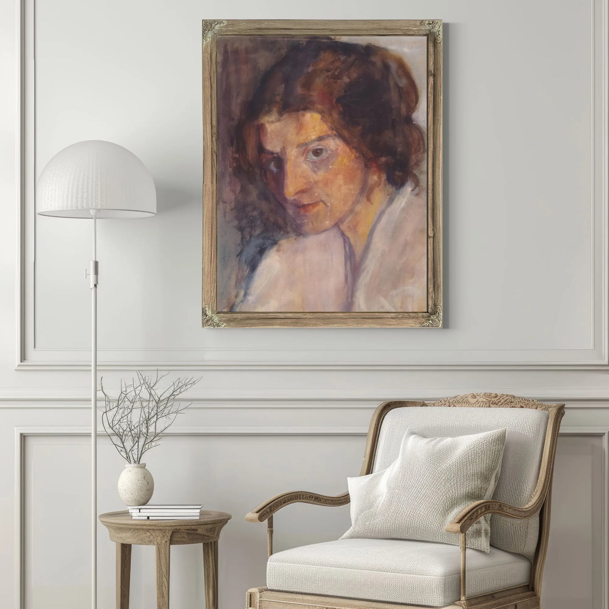 Self Portrait 5 By Paula Modersohn Becker Fine Art Print