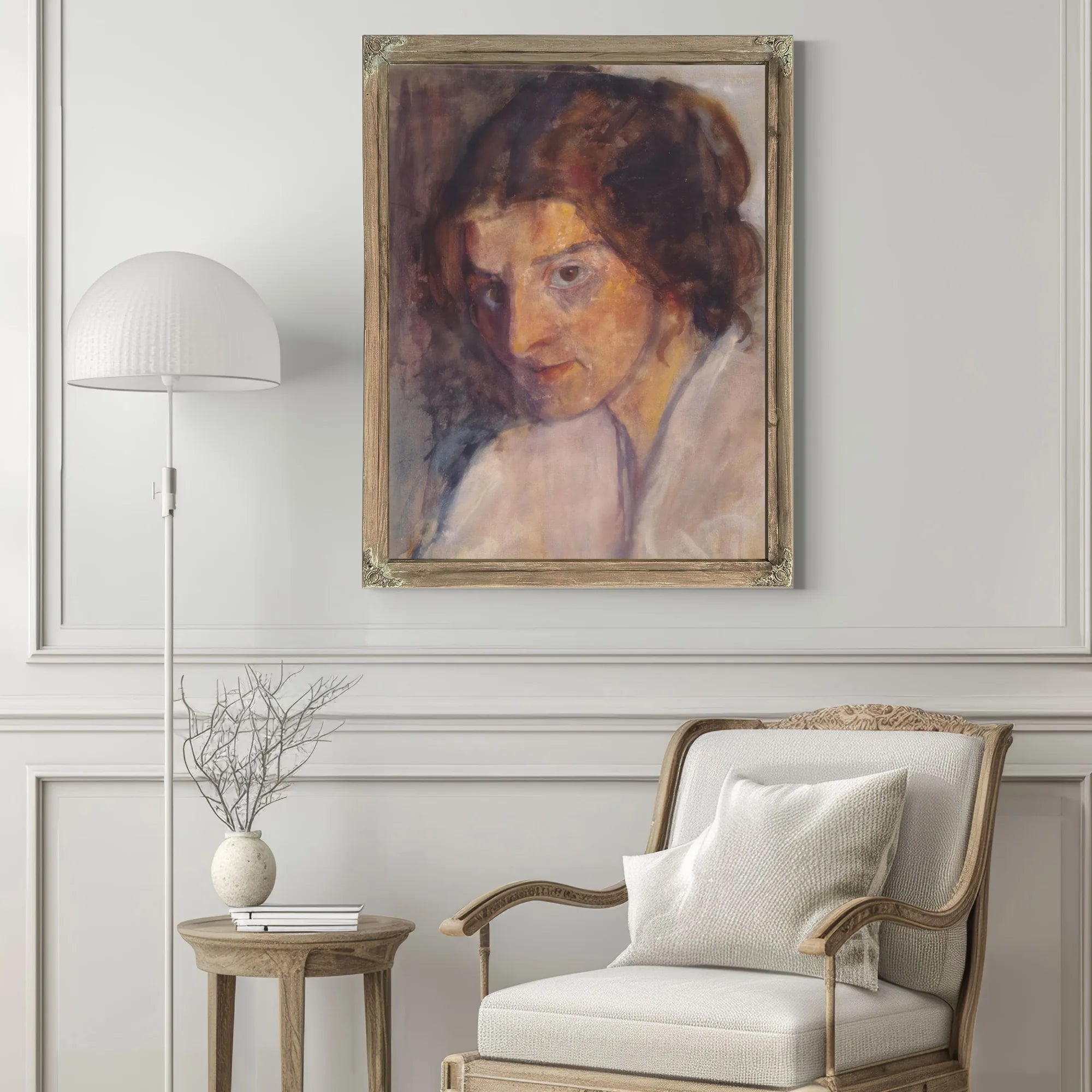 Self Portrait 5 By Paula Modersohn Becker Fine Art Print