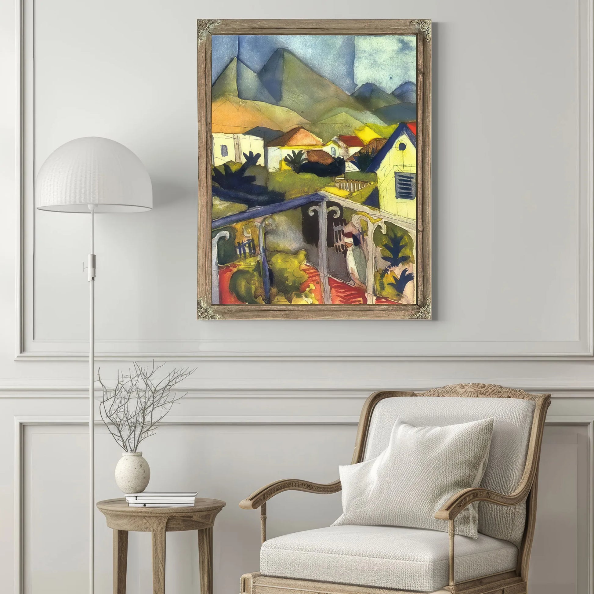 St Germain In Tunis By August Macke Fine Art Print