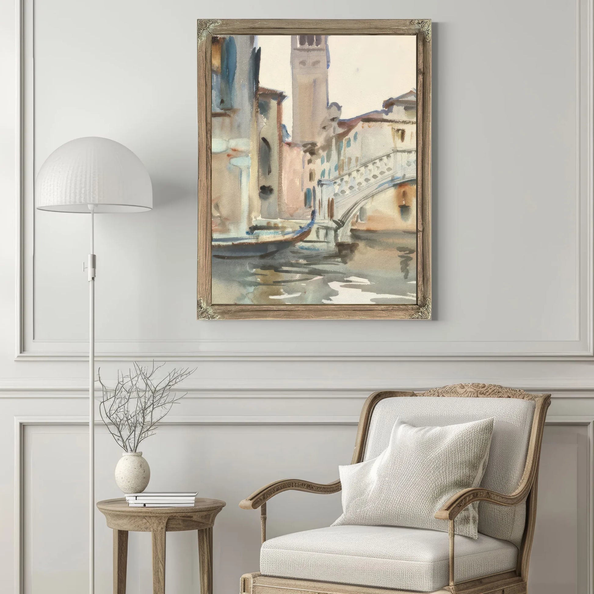 A Bridge And Campanile, Venice By John Singer Sargent Fine Art Print
