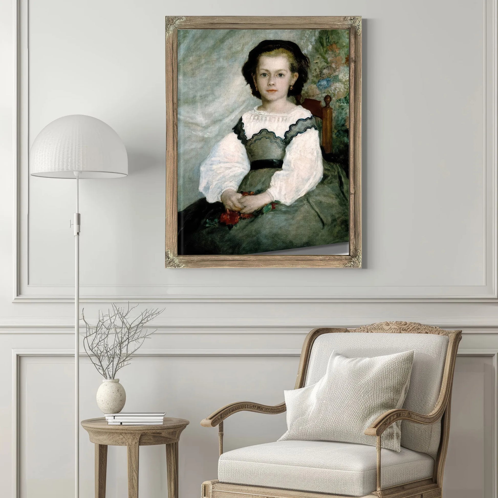 Romaine Lacaux By Pierre August Renoir Fine Art Print