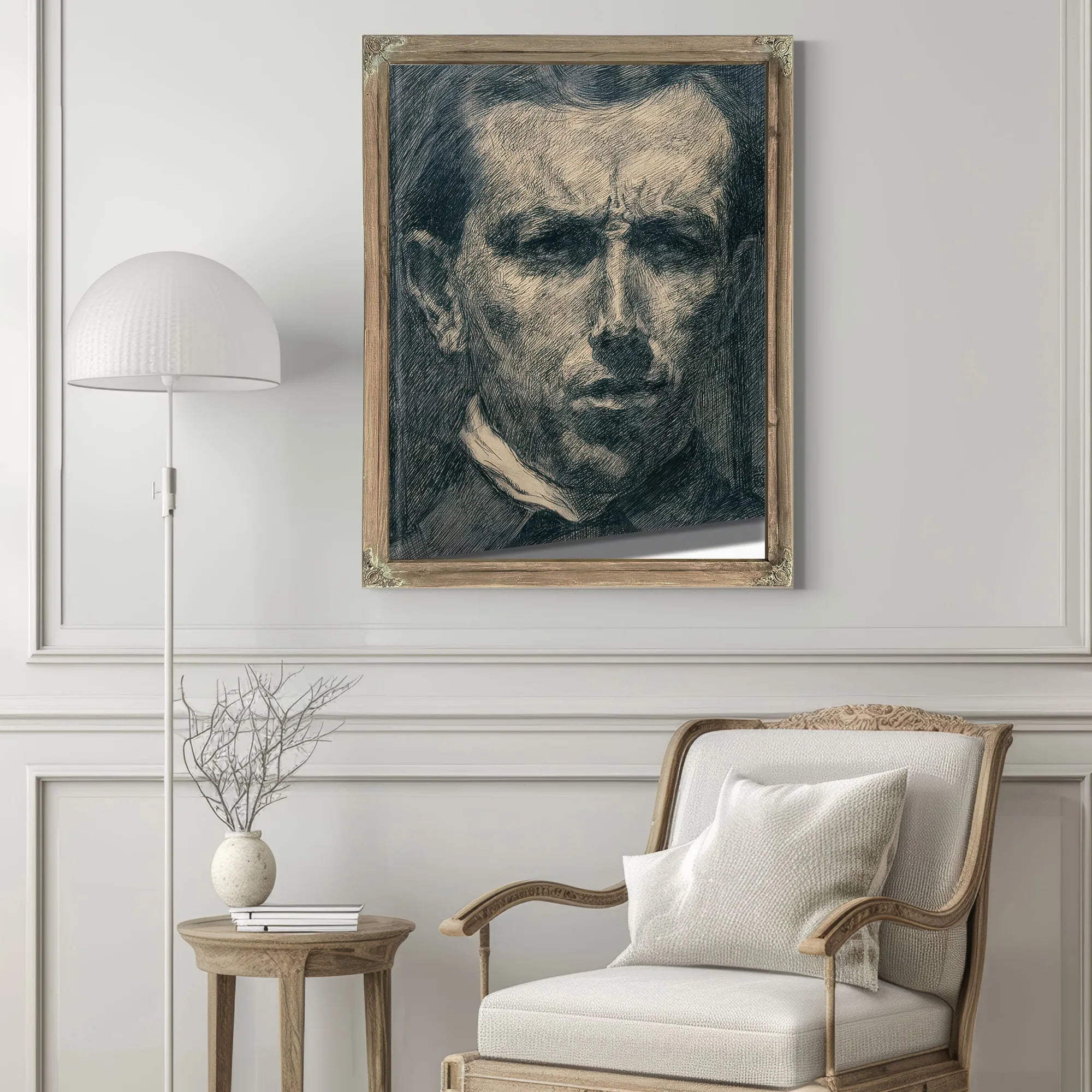Self Portrait 1910 Ink And Graphite 26 X 22 2 Cm Met By Umberto Boccioni Fine Art Print