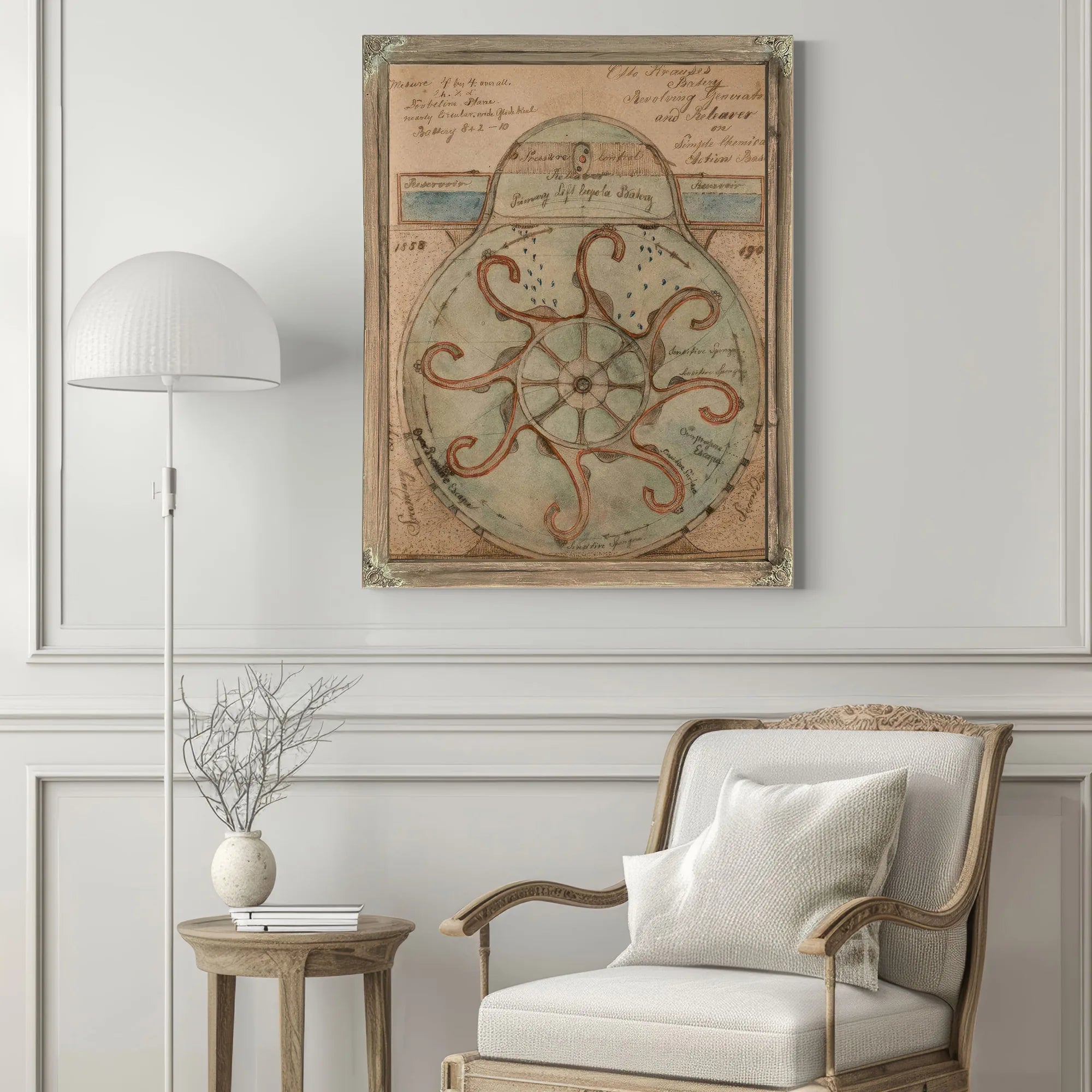 Revolving Generator 1899 By Charles Dellschau Fine Art Print