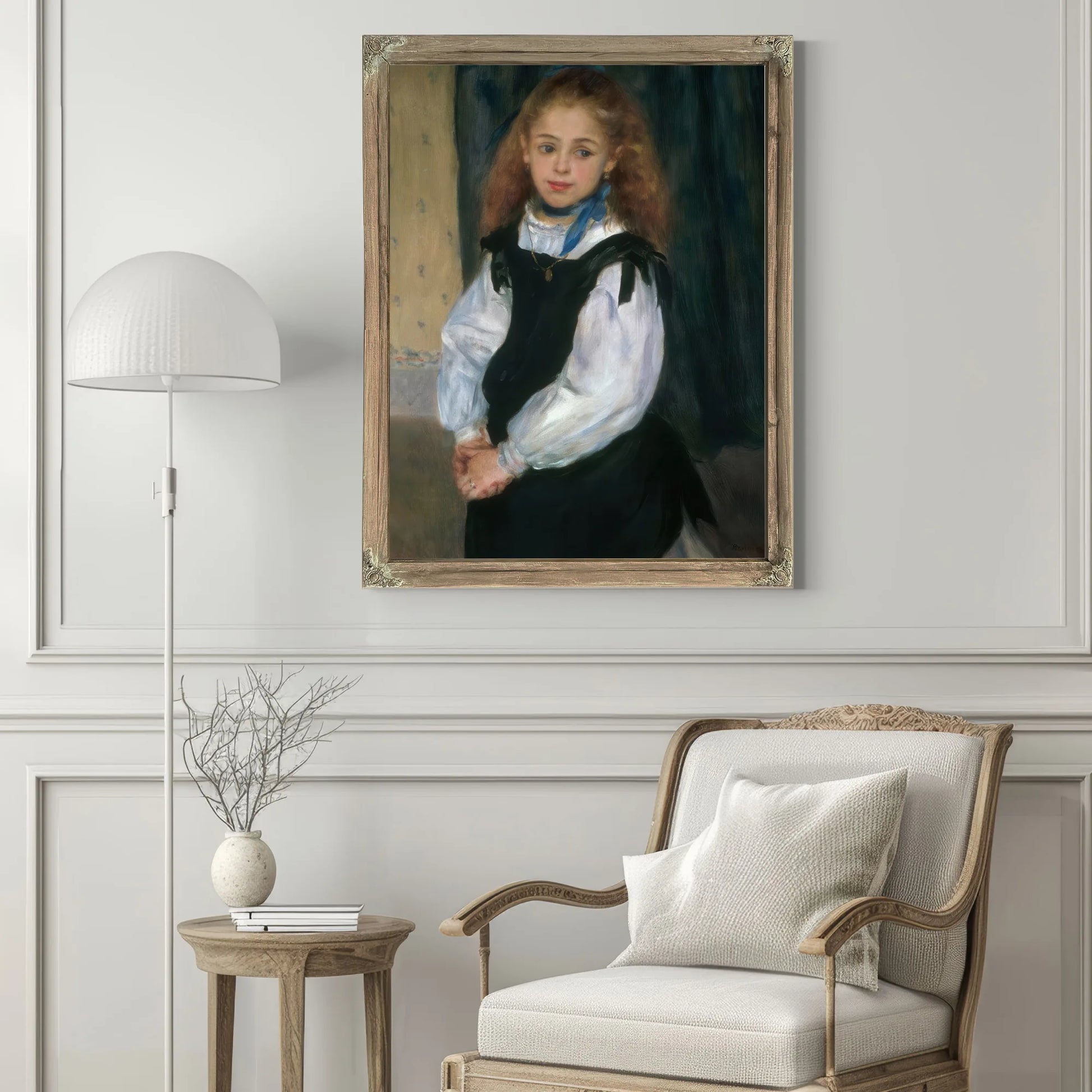 Portrait Of Mademoiselle Legrand By Pierre August Renoir Fine Art Print