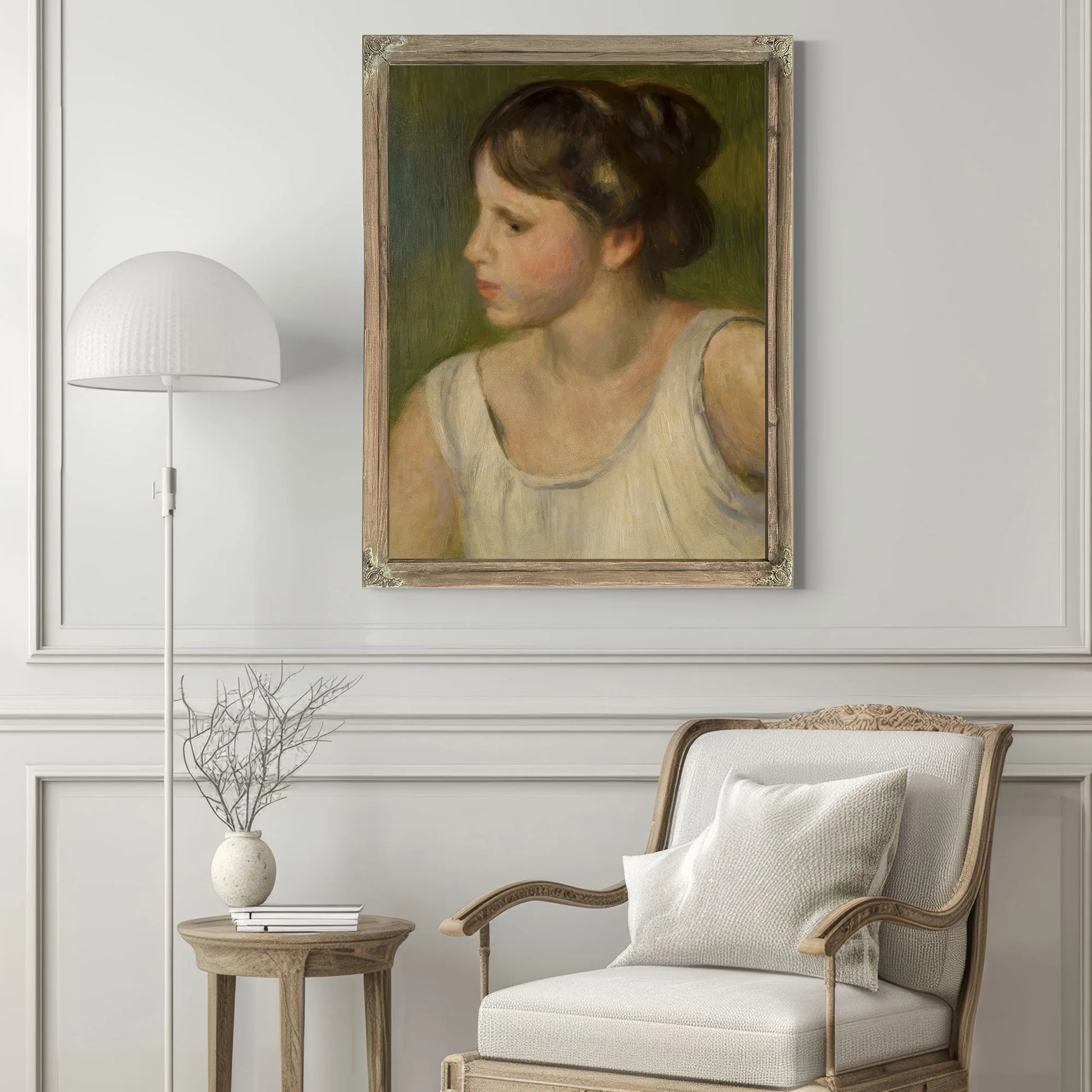 Buste De Femme By Pierre Auguste Renoir Fine Art Print