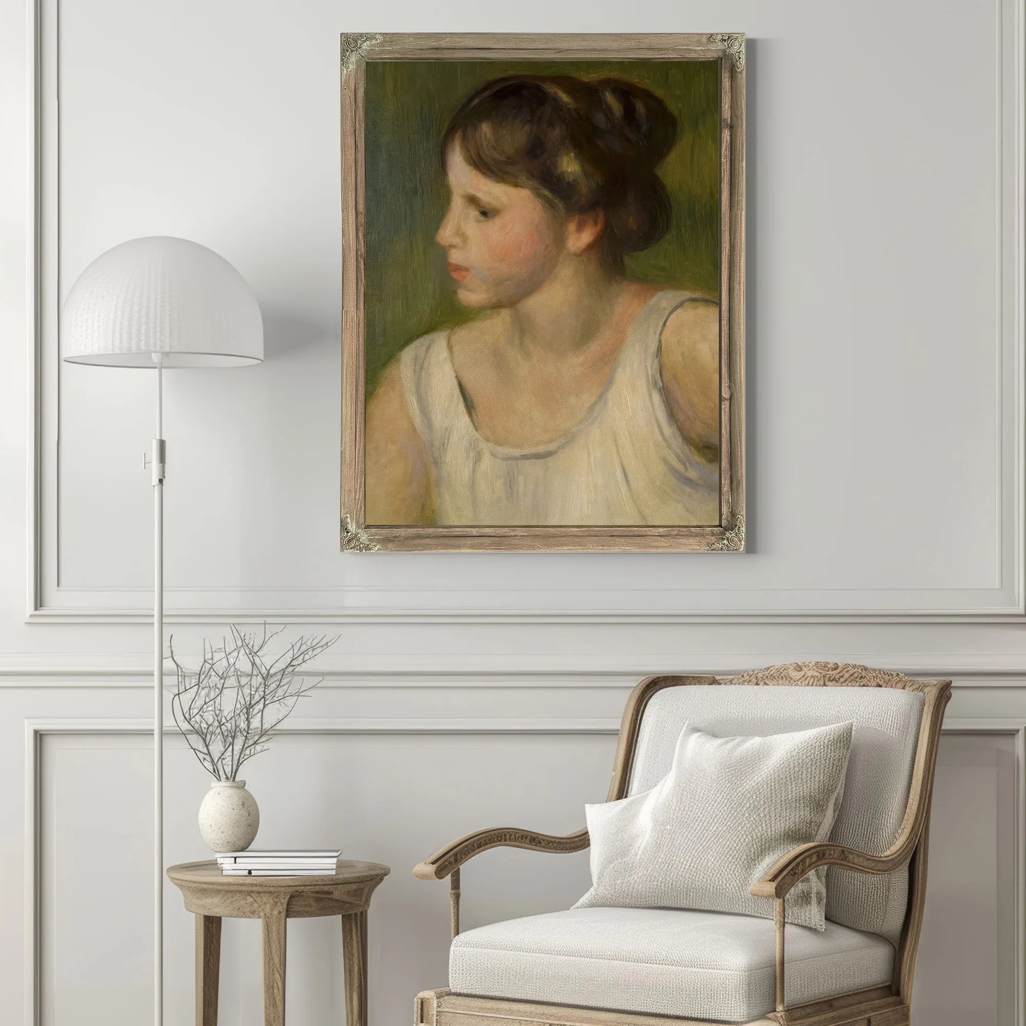 Buste De Femme By Pierre Auguste Renoir Fine Art Print