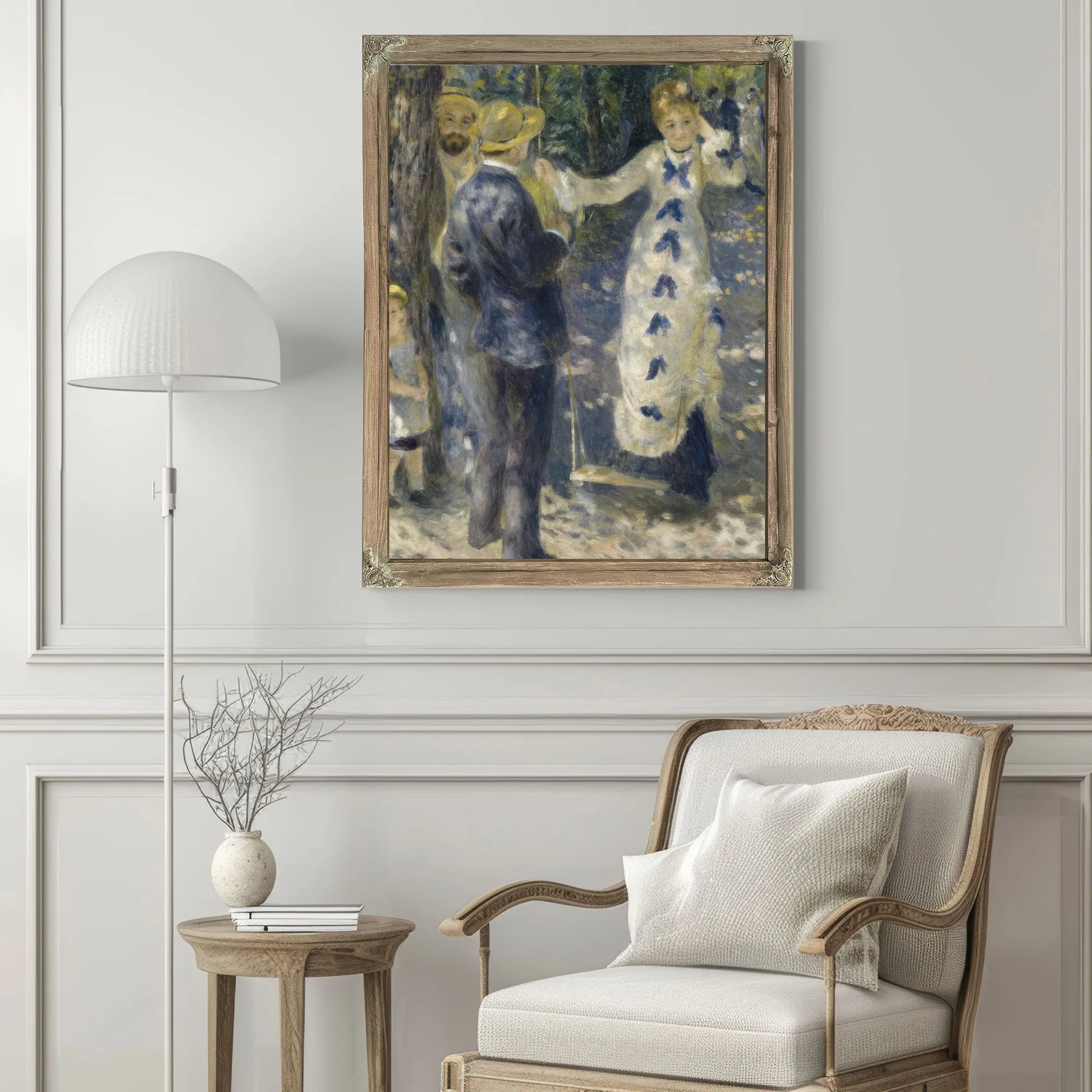 The Swing By Pierre Auguste Renoir Fine Art Print