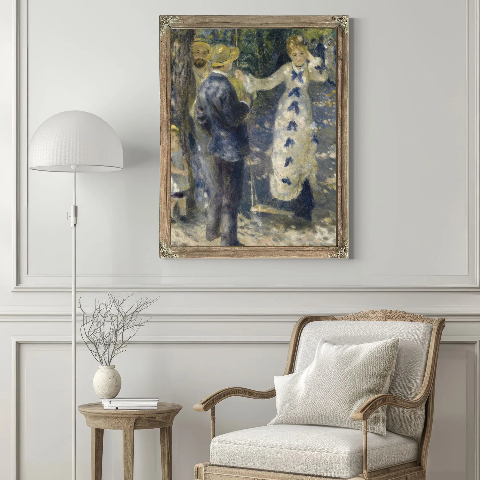 The Swing By Pierre Auguste Renoir Fine Art Print