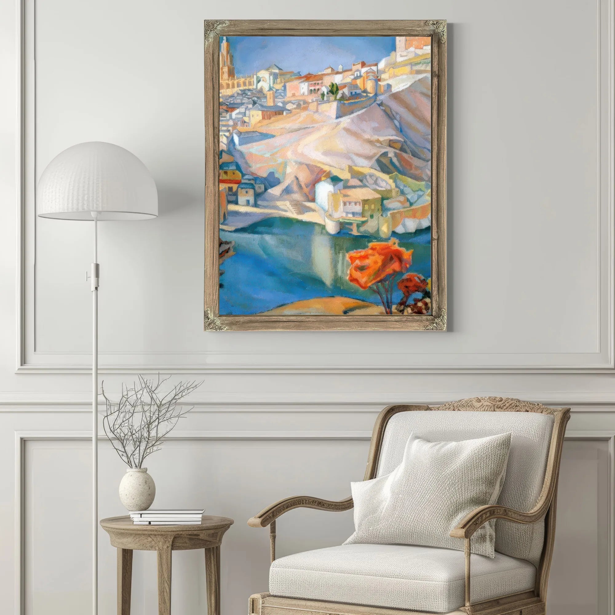 View Of Toledo By Diego Rivera Fine Art Print