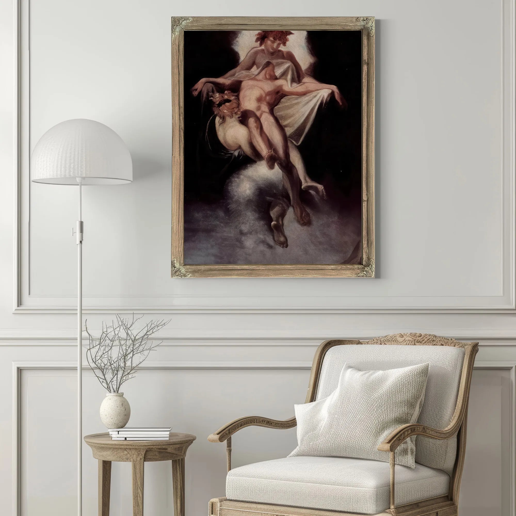 Sleep And Death Carrying Away Sarpedon Of Lycia By Henry Fuseli Fine Art Print