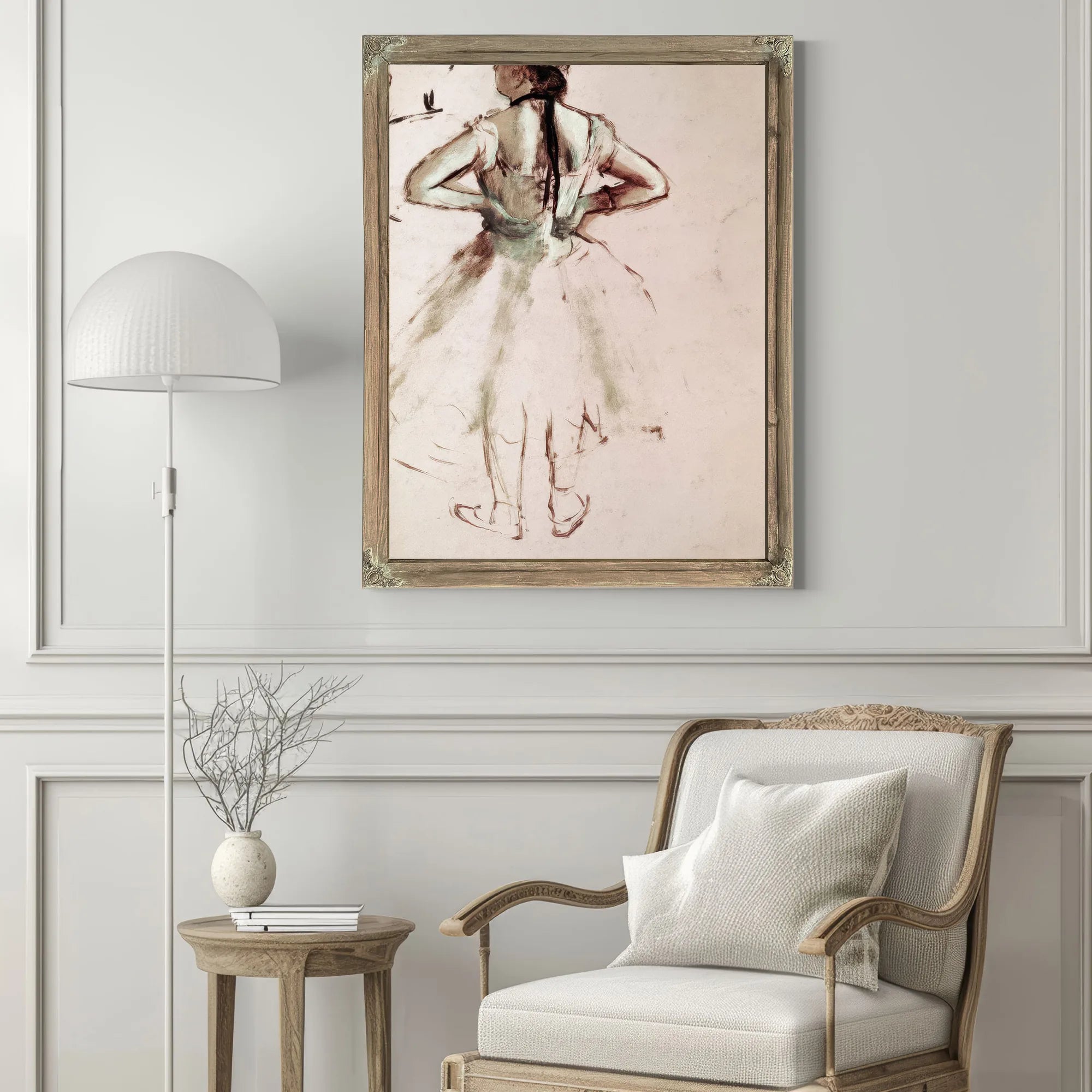 Dancer Viewed From The Back By Edgar Degas Fine Art Print