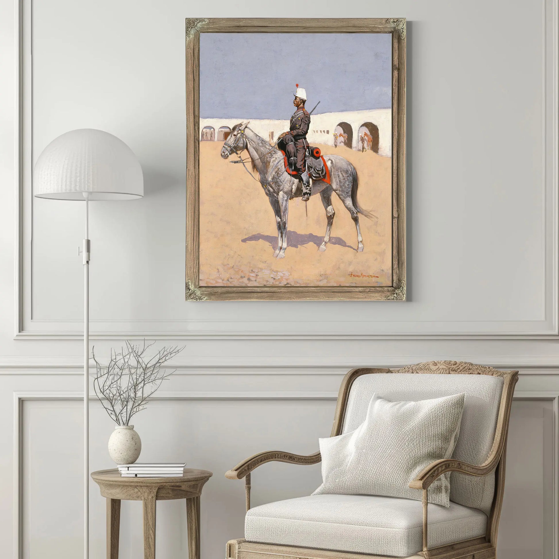 Cavalryman Of The Line Mexico by Frederic Remington