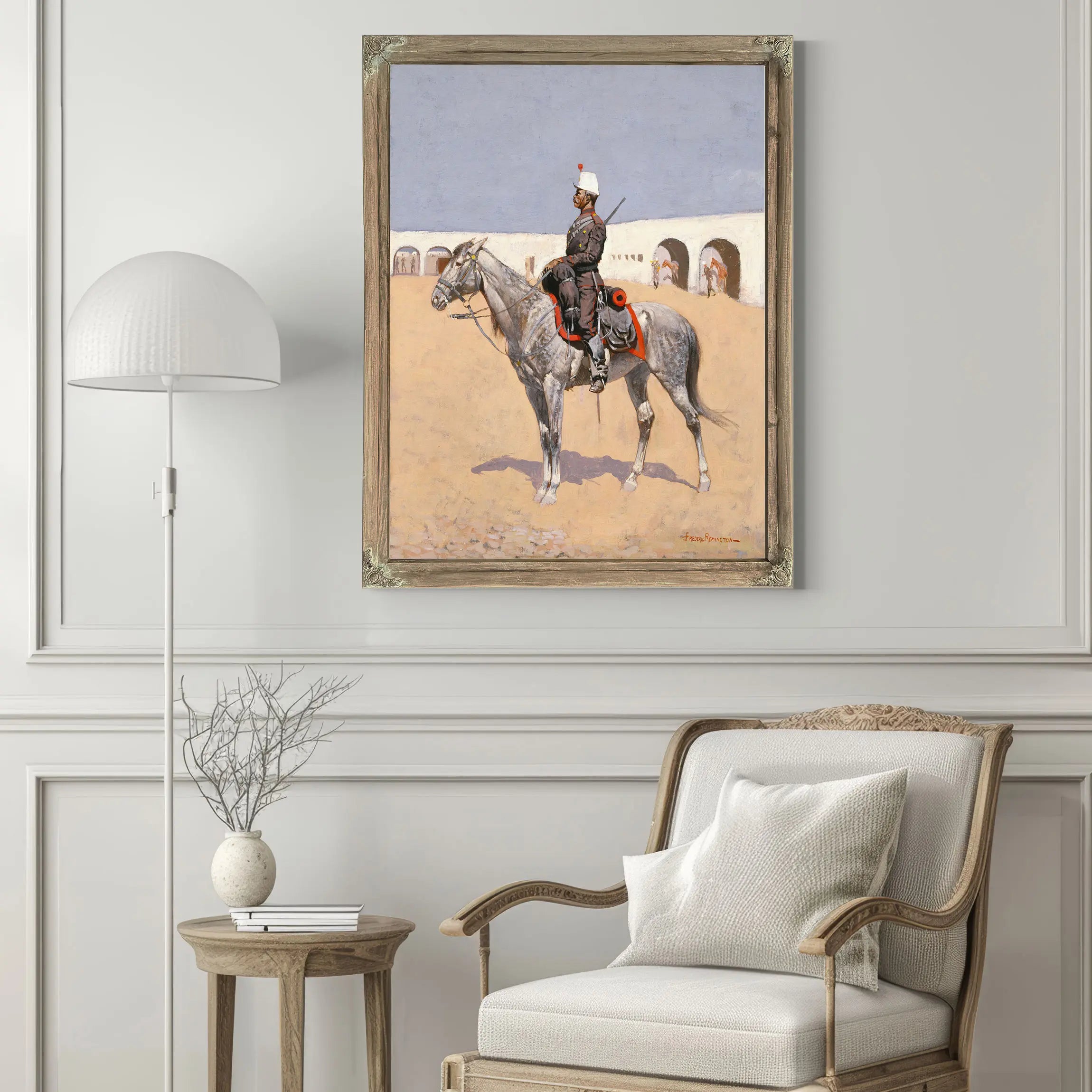 Cavalryman Of The Line Mexico by Frederic Remington