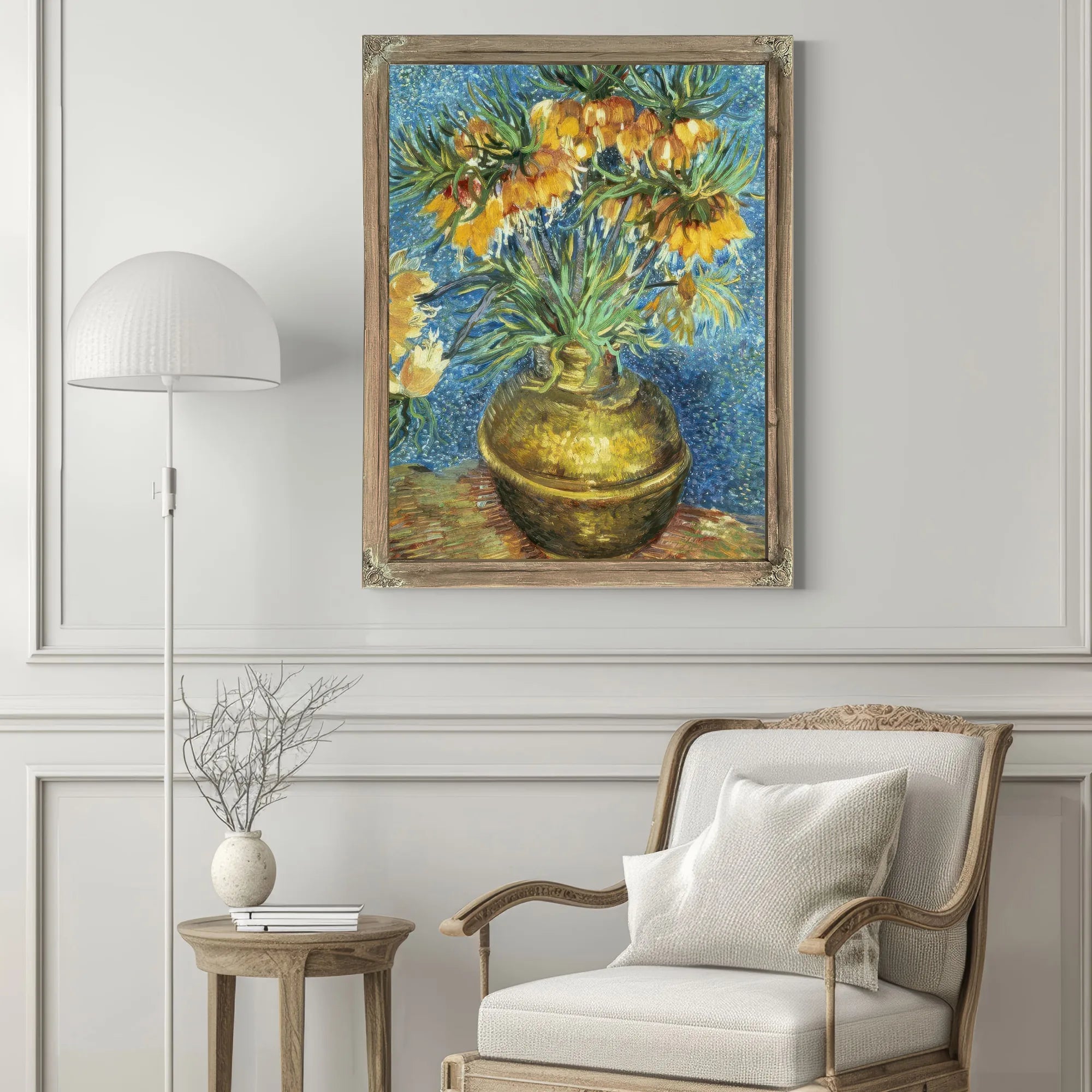 Crown Imperial Fritillaries In A Copper Vase By Vincent Van Gogh Fine Art Print