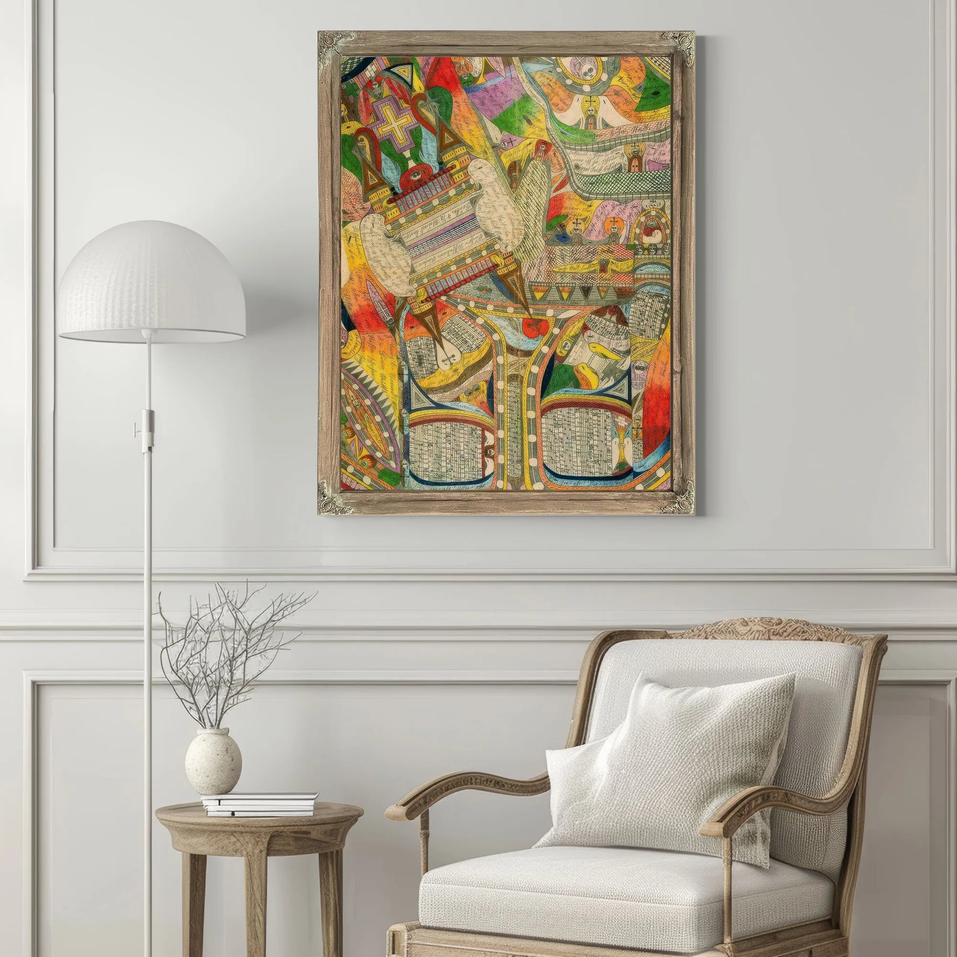The Atlantic Ocean And The Harbor Of Cradle Beach 1911 By Adolf Wolfli Fine Art Print