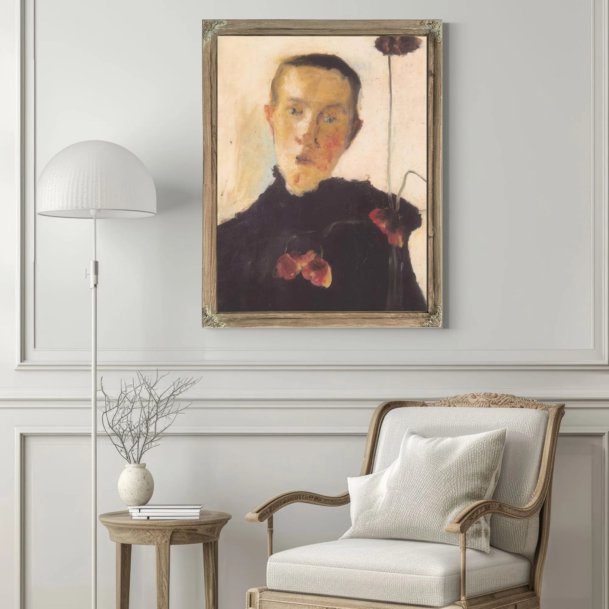 Portrait Of An Old Woman 1 By Paula Modersohn Becker Fine Art Print