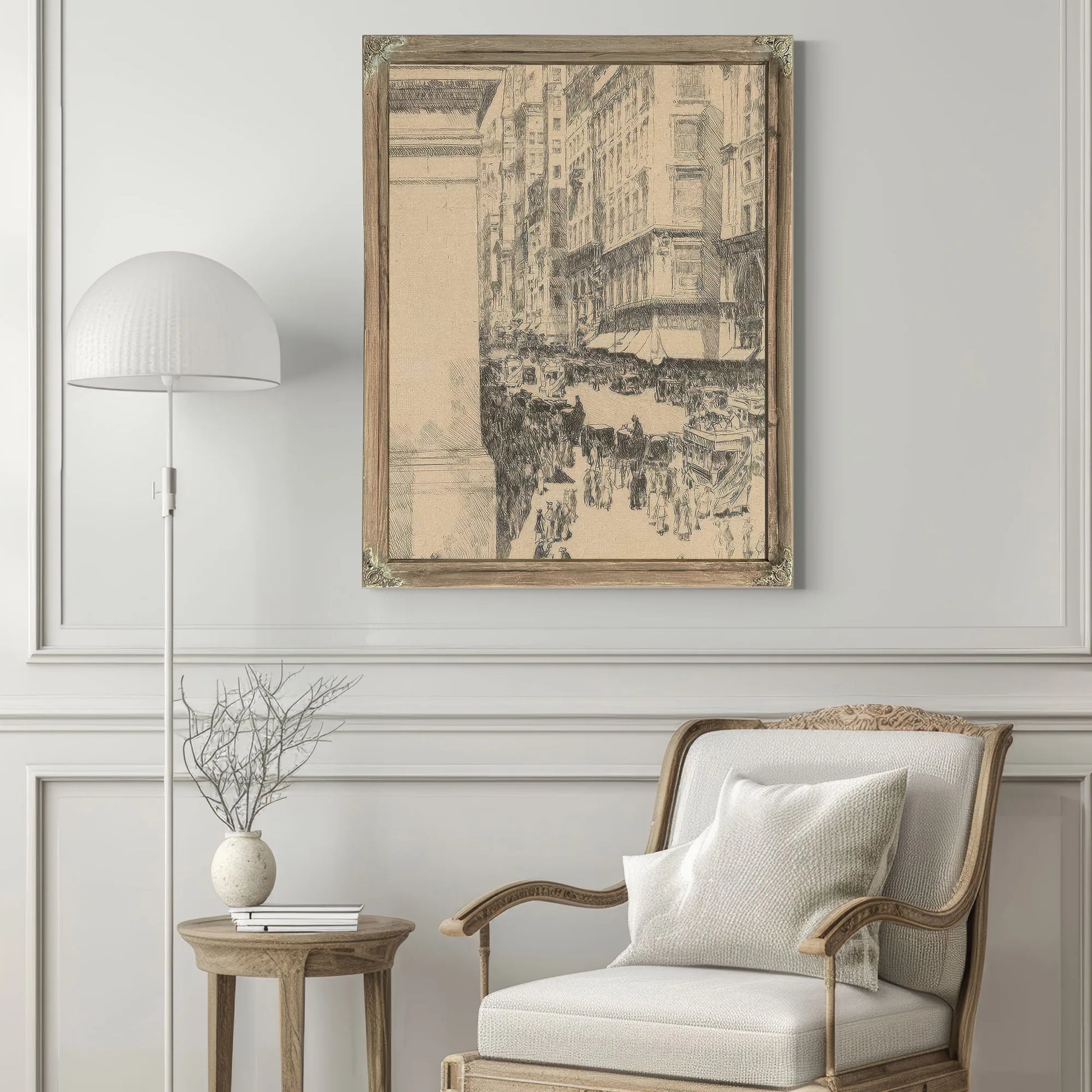 Fifth Avenue At Noon (Cortissoz & Clayton 77) By Childe Hassam Fine Art Print
