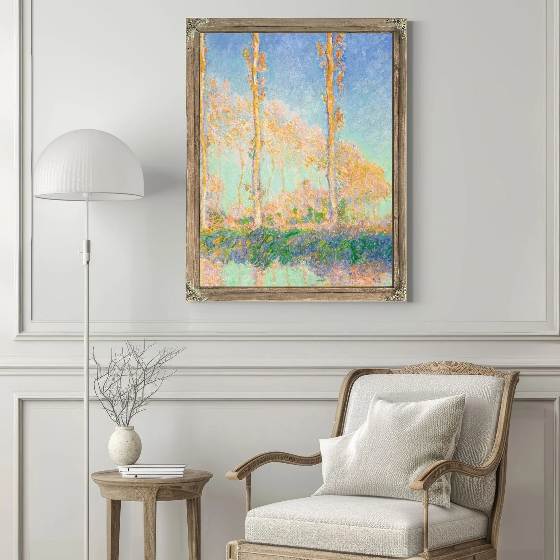 Poplars By Claude Monet Fine Art Print