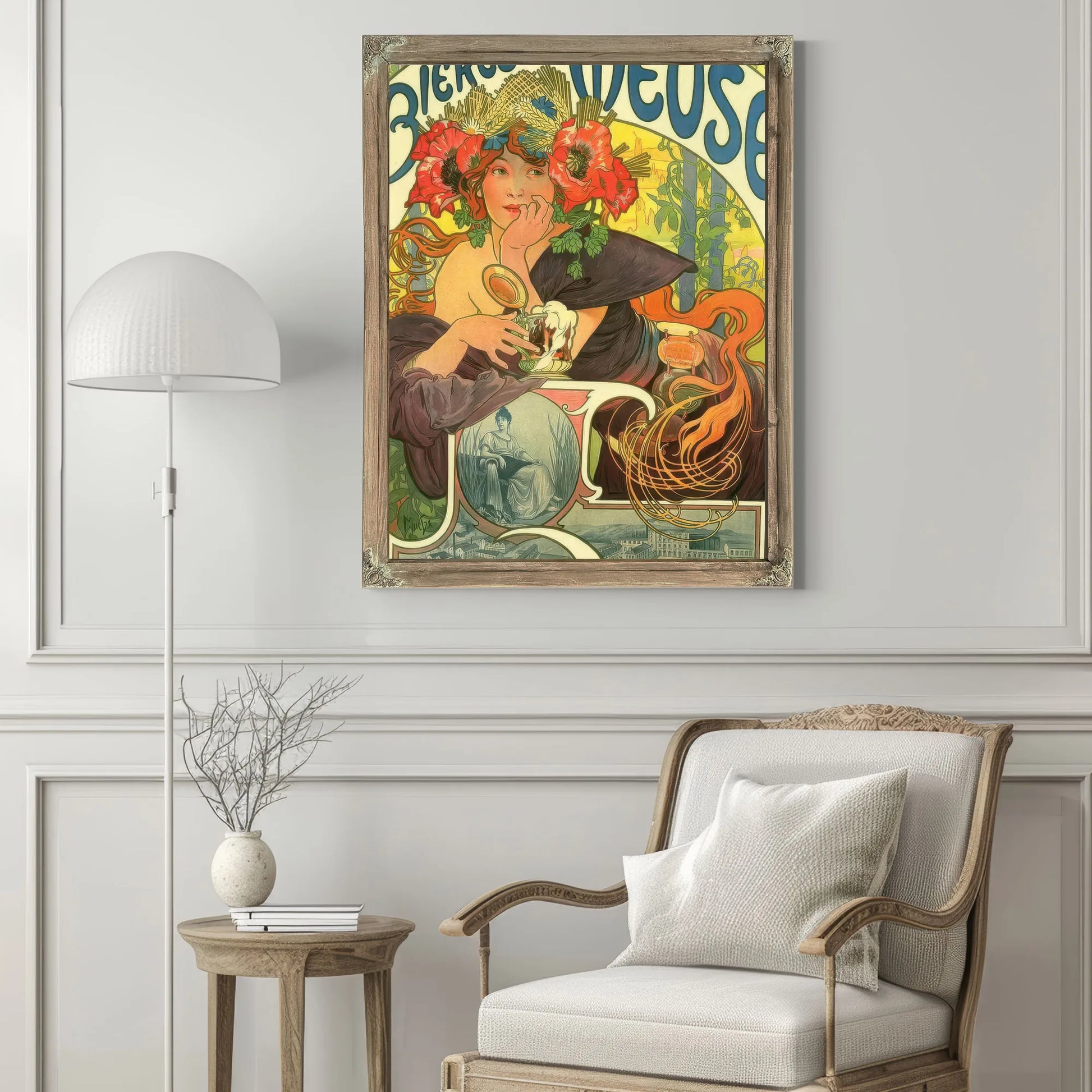 Bieres De La Meuse By Alphonse Mucha Fine Art Print