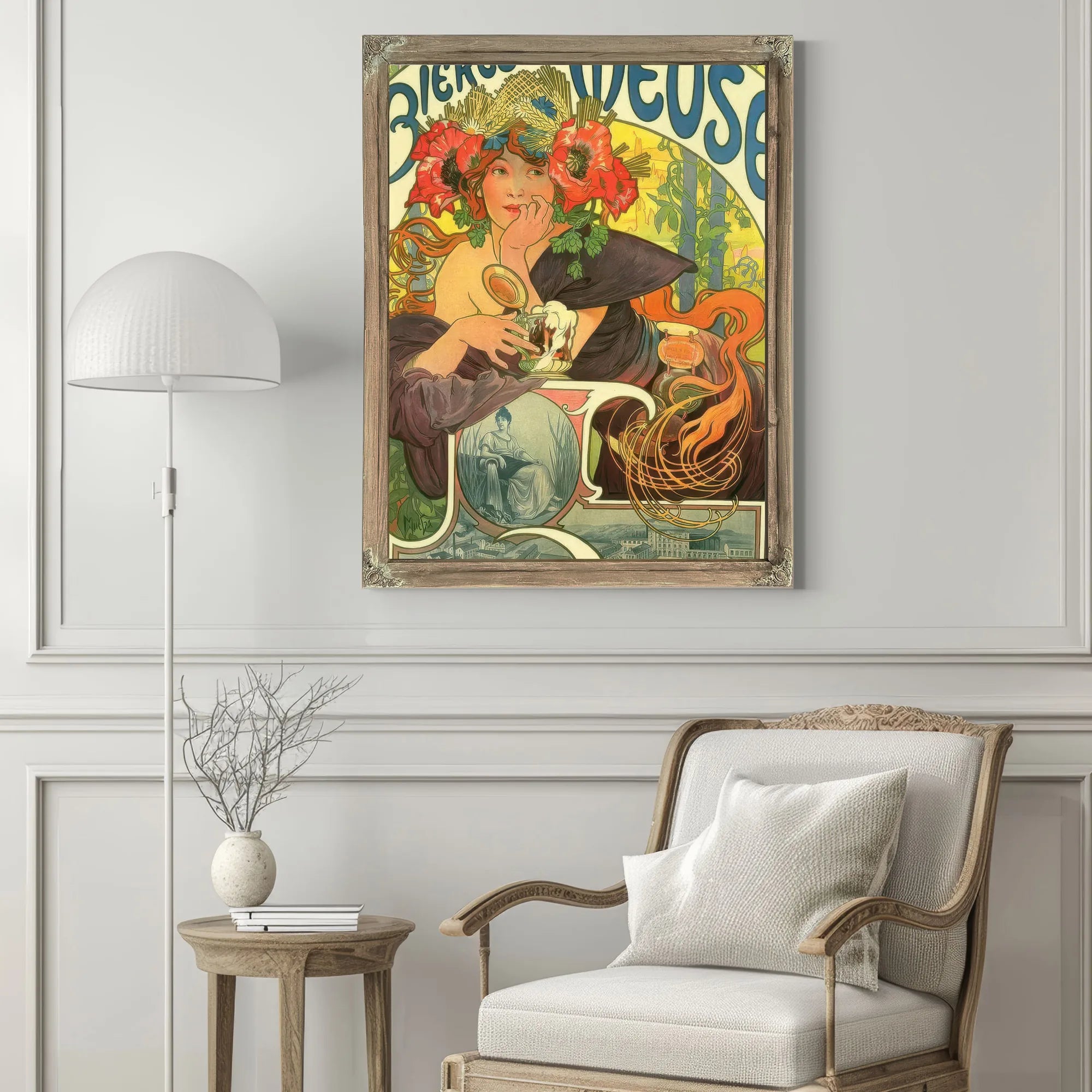 Bieres De La Meuse By Alphonse Mucha Fine Art Print