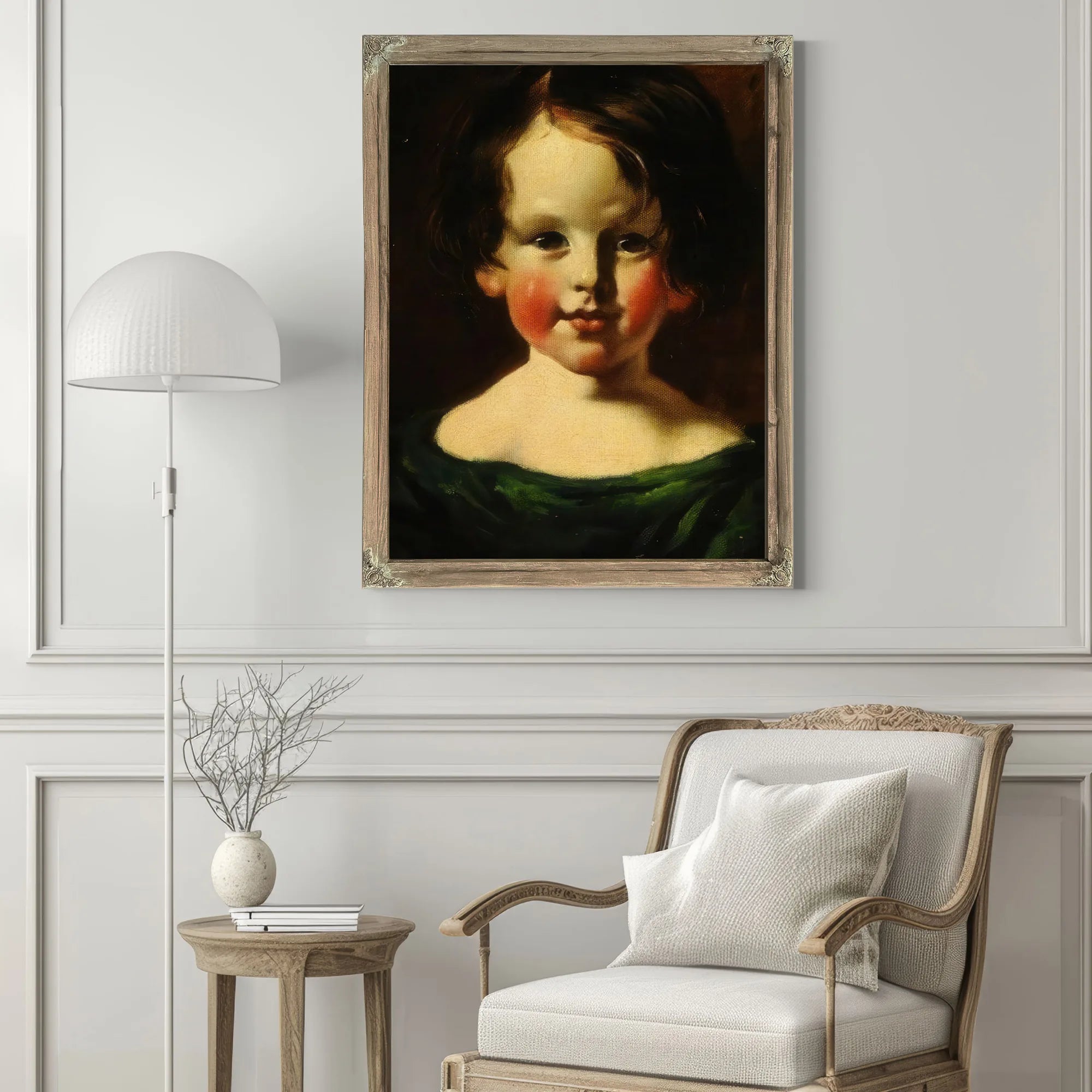 Head Of A Girl By William Etty Fine Art Print