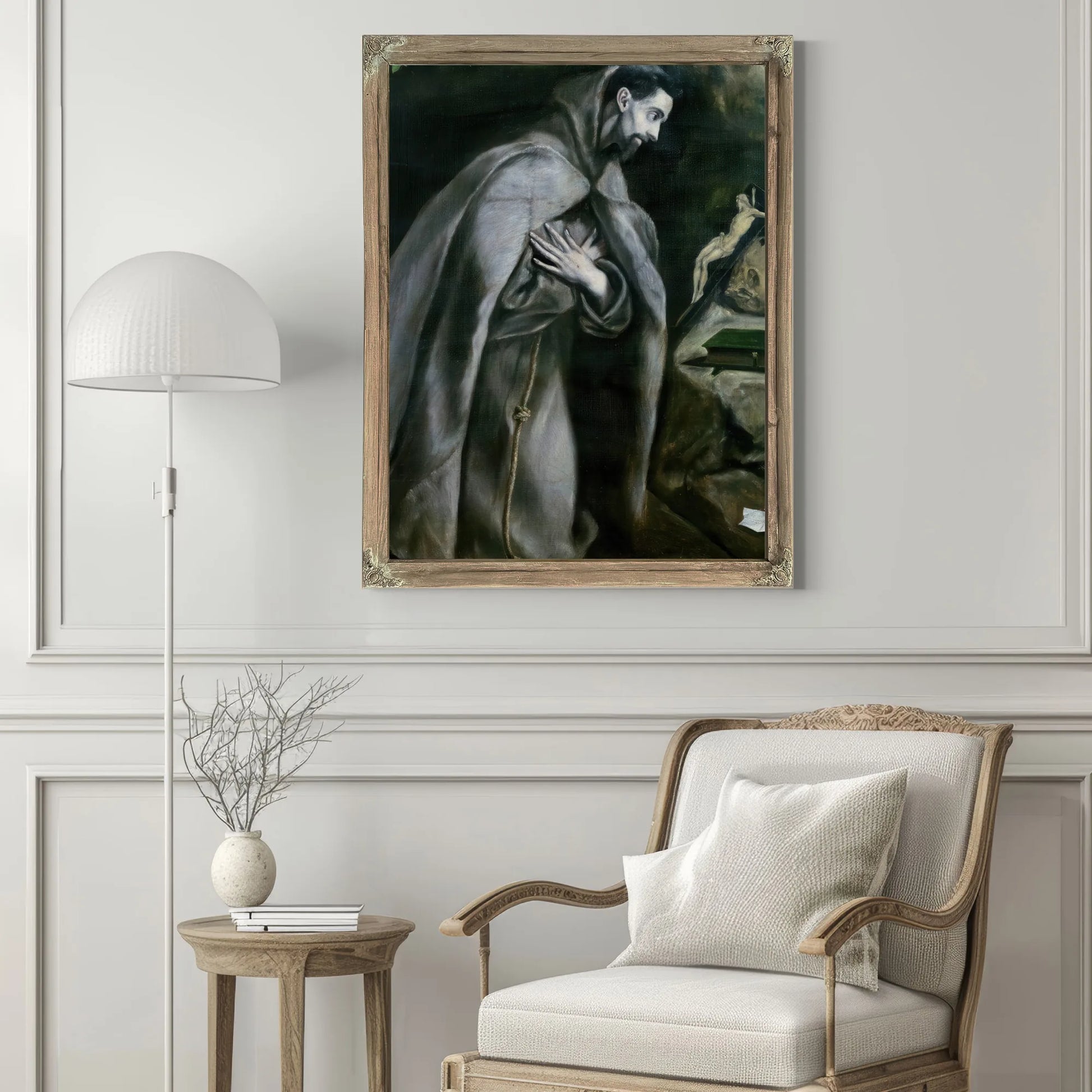 St. Francis Of Assisi By El Greco Fine Art Print