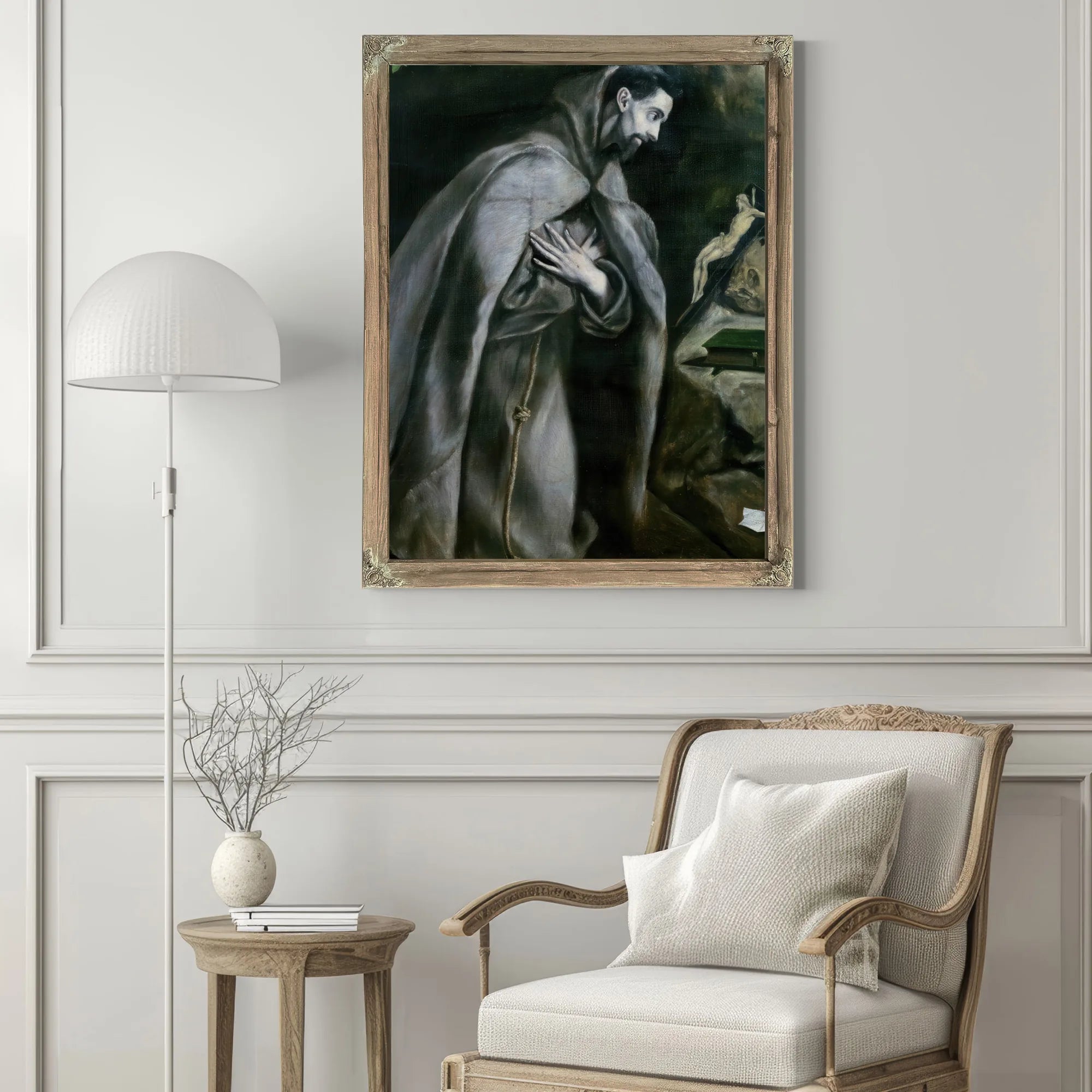 St. Francis Of Assisi By El Greco Fine Art Print
