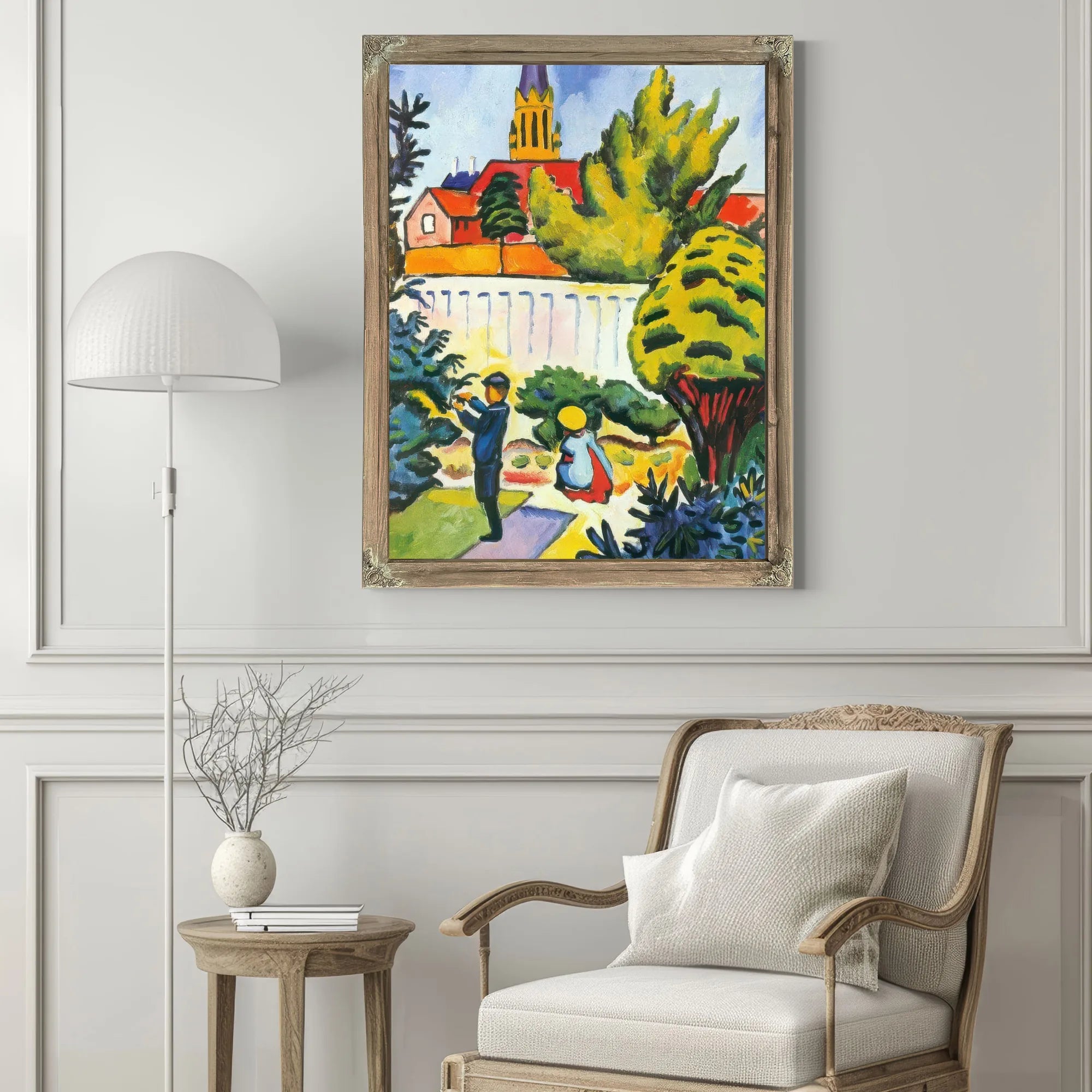 Children In A Park By August Macke Fine Art Print