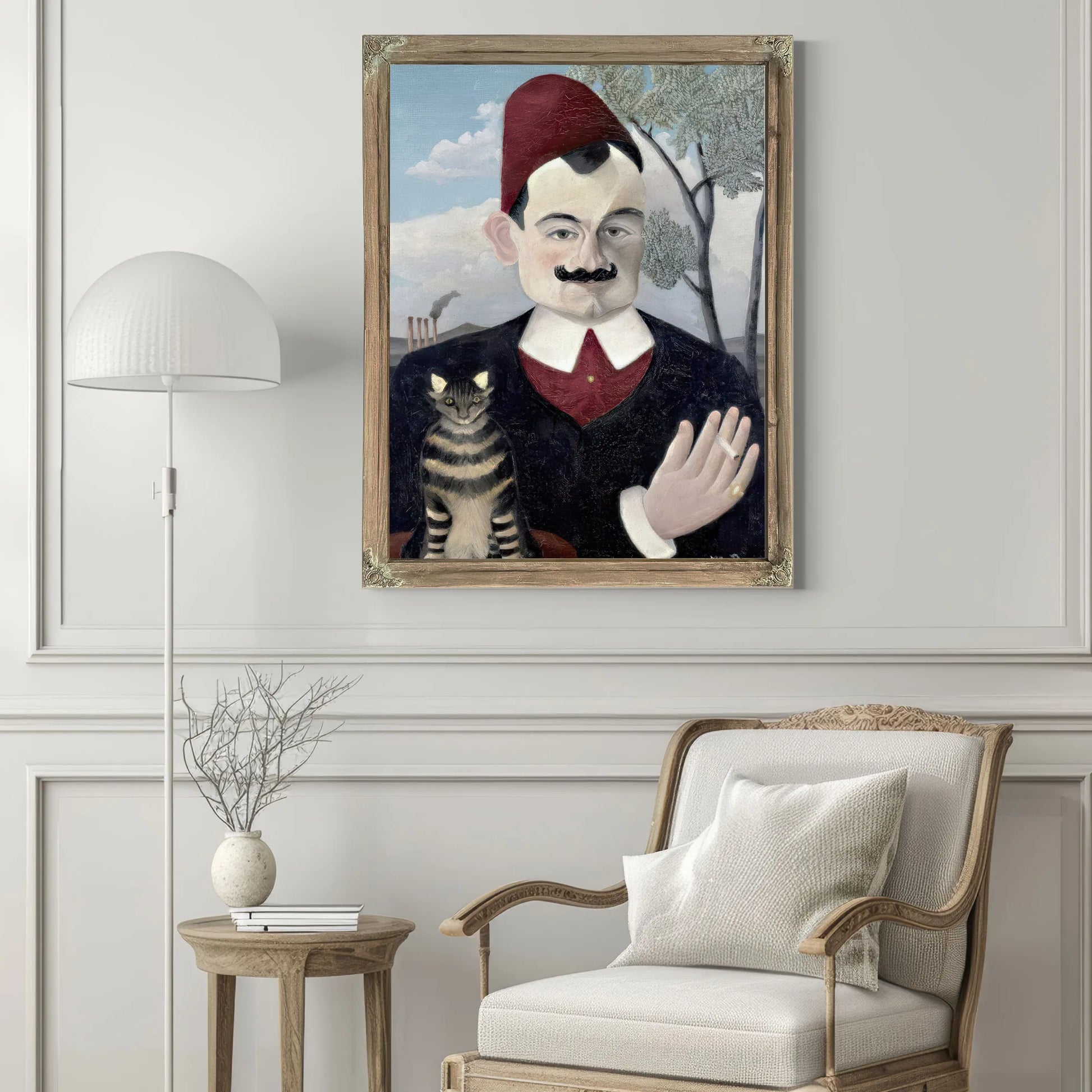 Portrait Of Monsieur X (Pierre Loti) By Henri Julien Felix Rousseau Fine Art Print