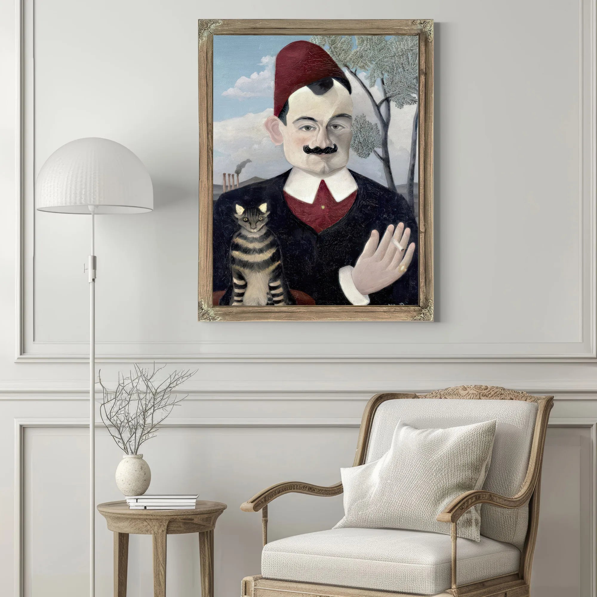 Portrait Of Monsieur X (Pierre Loti) By Henri Julien Felix Rousseau Fine Art Print