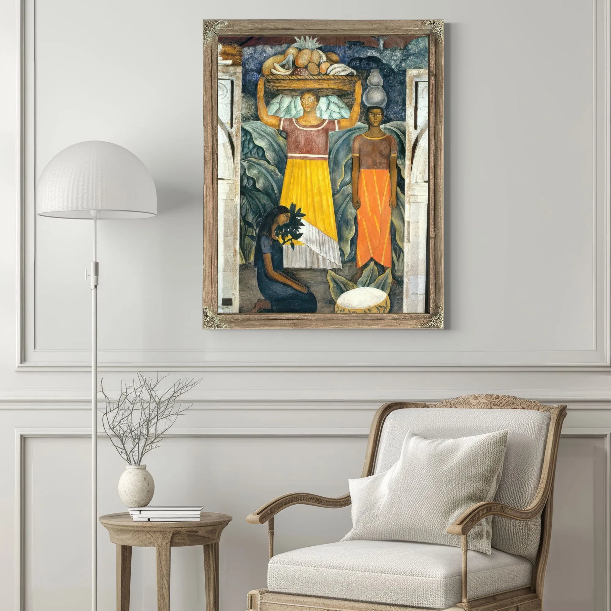 Tehuana Women By Diego Rivera Fine Art Print
